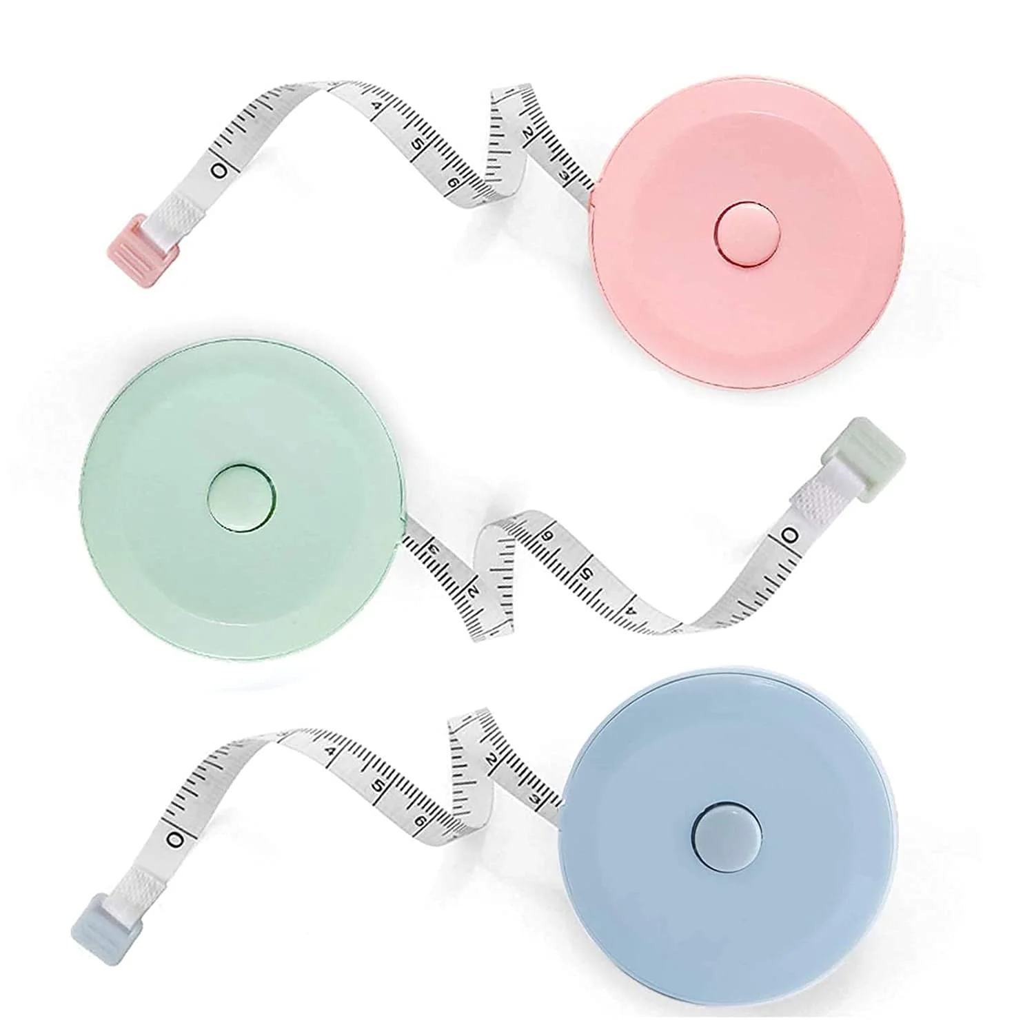 متر خیاطی نرم 150 سانتی متری Maxi بسته 3 عددی، خط کش پارچه ای دو طرفه خیاطی، متر دکمه فشاری، متر نرم جمع شونده برای اندازه گیری بدن، خط کش پارچه ای دو طرفه خیاطی 60 اینچی (چند رنگ) متر خیاطی نرم 150 سانتی متری Maxi بسته 3 عددی، خط کش پارچه ای دو طرفه خیاطی، متر دکمه فشاری، متر نرم جمع شونده برای اندازه گیری بدن، خط کش پارچه ای دو طرفه خیاطی 60 اینچی (چند رنگ)