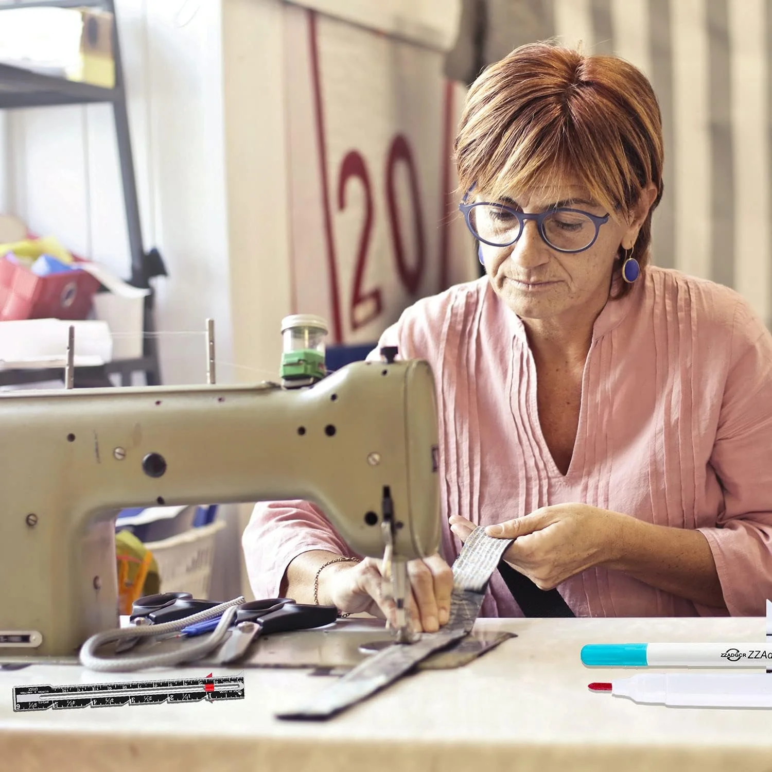 قلم های نشانگر پارچه، 6 رنگ قلم های علامت گذاری پاک شدنی محلول در آب، 1 عدد ابزار اندازه گیری خیاطی، 1 عدد متر نواری نرم، برای قلم جوهر ناپدید شونده خیاطی، نشانگرهای پارچه خیاطی و ابزارهای ردیابی قلم های نشانگر پارچه، 6 رنگ قلم های علامت گذاری پاک شدنی محلول در آب، 1 عدد ابزار اندازه گیری خیاطی، 1 عدد متر نواری نرم، برای قلم جوهر ناپدید شونده خیاطی، نشانگرهای پارچه خیاطی و ابزارهای ردیابی