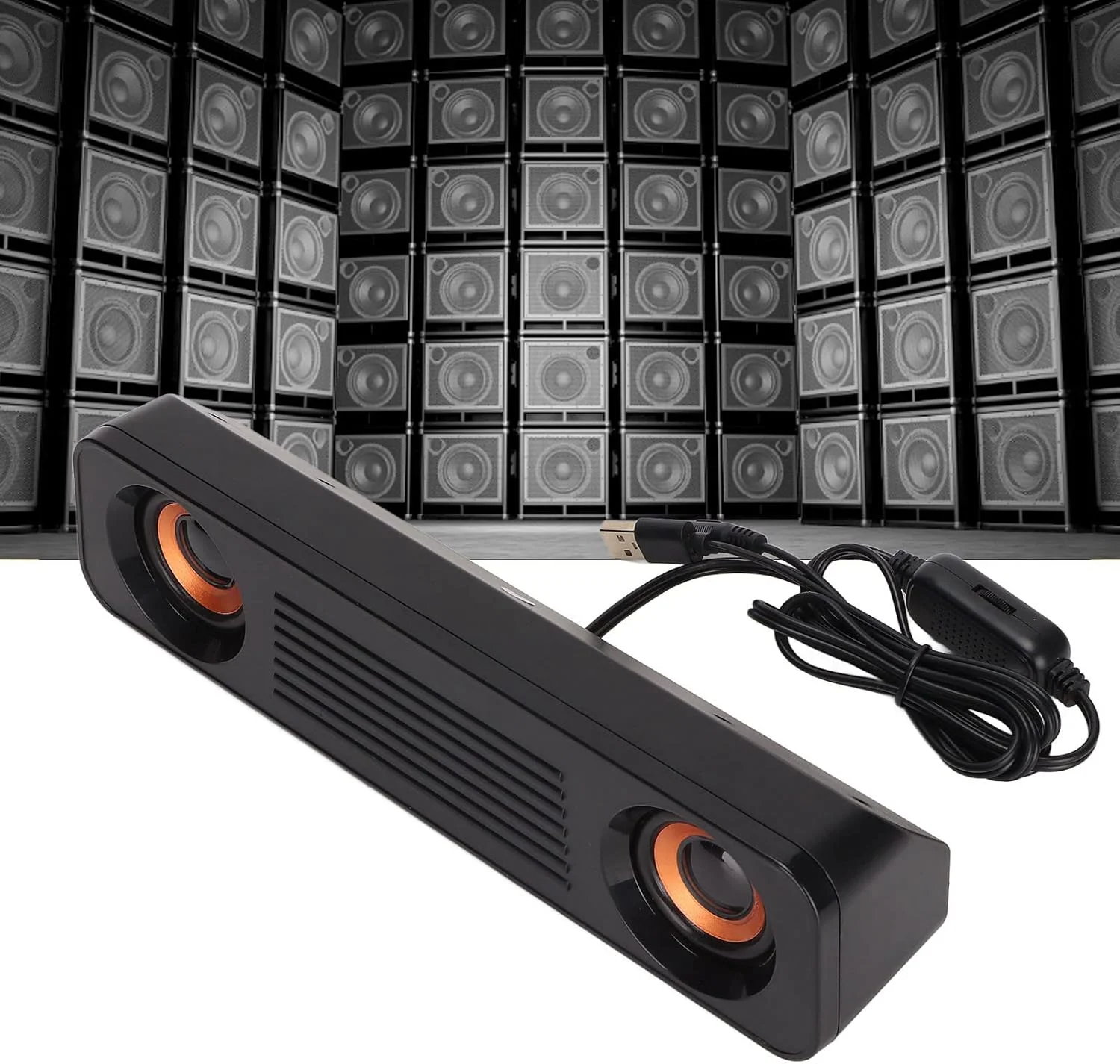 اسپیکر کامپیوتر، ساب ووفر استریو HiFi قابل حمل، اسپیکر رومیزی سیمی 3.5 میلی متری، اسپیکر مینی ساندبار USB برای تبلت های PC، لپ تاپ و تلویزیون اسپیکر کامپیوتر، ساب ووفر استریو HiFi قابل حمل، اسپیکر رومیزی سیمی 3.5 میلی متری، اسپیکر مینی ساندبار USB برای تبلت های PC، لپ تاپ و تلویزیون