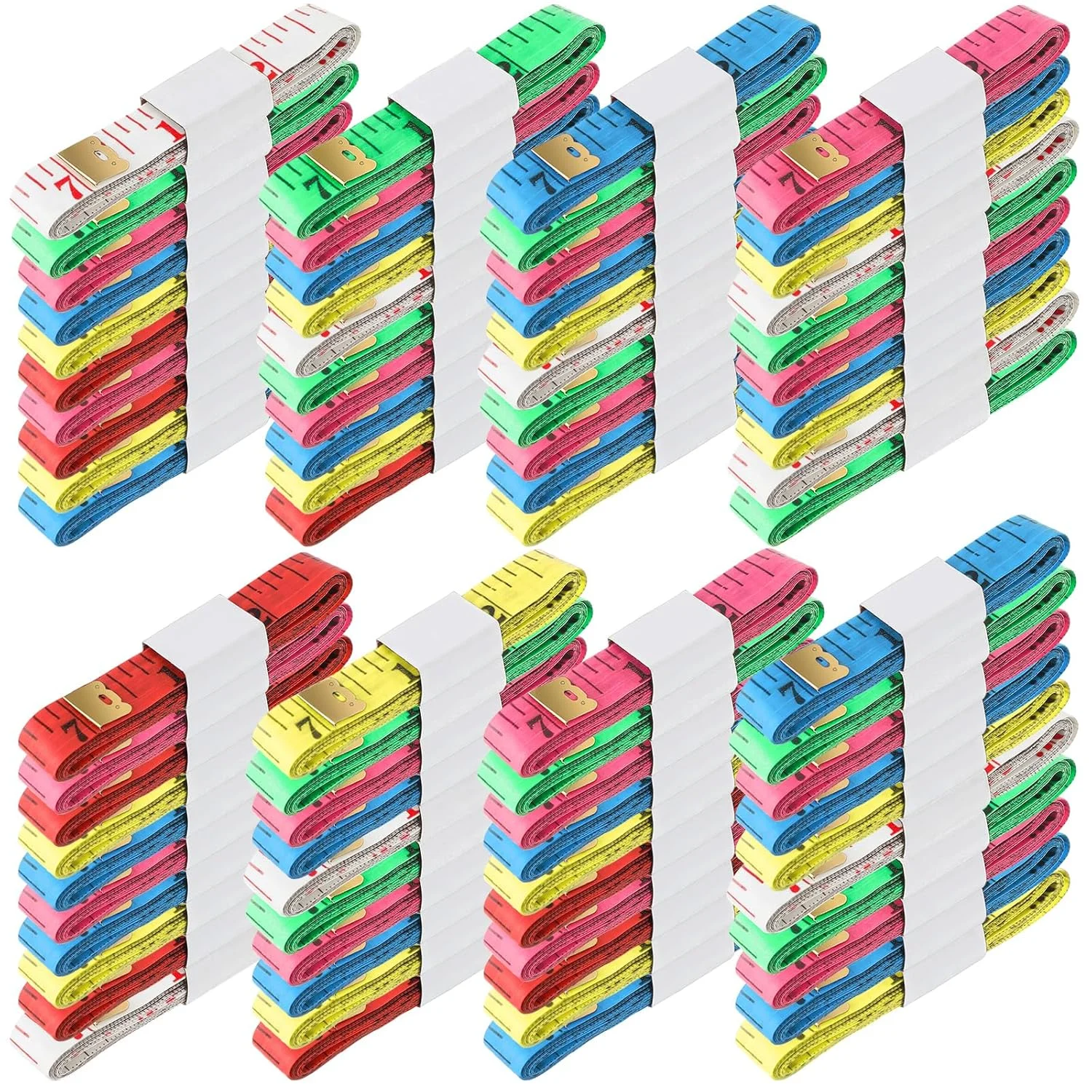 مجموعه 100 عددی متر خیاطی نرم Macarrie، متر نواری نرم وینیل برای خیاطی، خط کش نرم برای کاهش وزن، اندازه گیری بدن، پارچه، خیاطی، مقیاس دوگانه 150 سانتی متر / 60 اینچ، صورتی، زرد، آبی، قرمز مجموعه 100 عددی متر خیاطی نرم Macarrie، متر نواری نرم وینیل برای خیاطی، خط کش نرم برای کاهش وزن، اندازه گیری بدن، پارچه، خیاطی، مقیاس دوگانه 150 سانتی متر / 60 اینچ، صورتی، زرد، آبی، قرمز