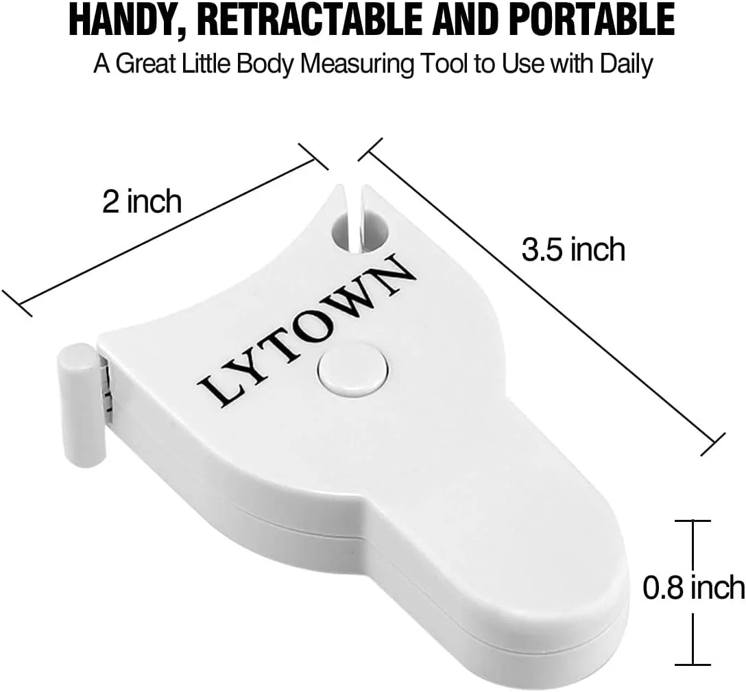 متر نواری تلسکوپی اتوماتیک LYTOWN (60 اینچ/150 سانتی متر)، متر اندازه گیری بدن، متر اندازه گیری بدن خود سفت شونده، متر نواری جمع شونده برای تناسب اندام، کاهش وزن، خیاطی، دوخت، صنایع دستی (4 عدد) متر نواری تلسکوپی اتوماتیک LYTOWN (60 اینچ/150 سانتی متر)، متر اندازه گیری بدن، متر اندازه گیری بدن خود سفت شونده، متر نواری جمع شونده برای تناسب اندام، کاهش وزن، خیاطی، دوخت، صنایع دستی (4 عدد)