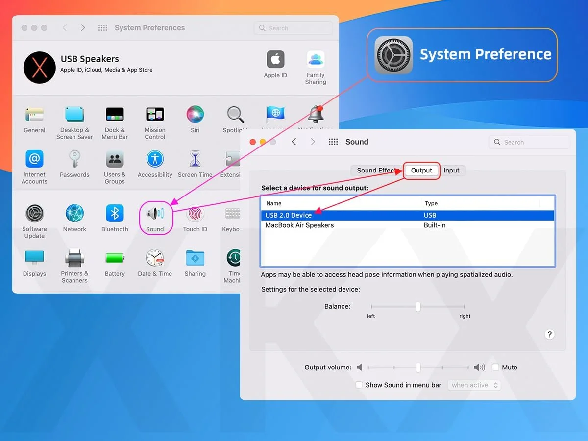 اسپیکر کامپیوتر USB برای کامپیوتر رومیزی | اسپیکرهای قابل حمل Plug-N-Play لپ تاپ با نور RGB پویا، صدای فوق العاده شفاف، صدای بلند، باس عمیق، کنترل لمسی، سازگار با ویندوز، macOS، ChromeOS