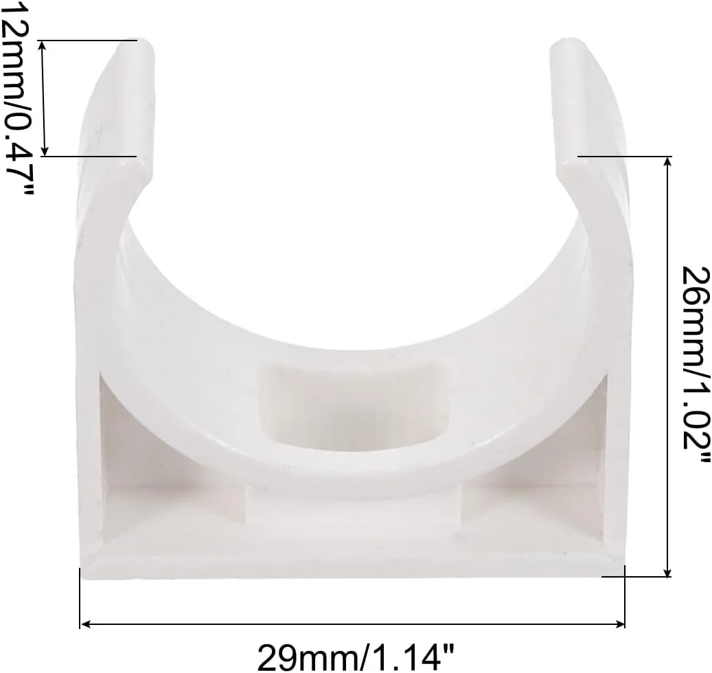 گیره بست لوله پی وی سی نوع U سورسینگ مپ، 50 عدد، اتصالات گیره ای، قطر داخلی 25 میلی متر، سفید، اتصال سریع برای شلنگ، لوله برق، لوازم منزل گیره بست لوله پی وی سی نوع U سورسینگ مپ، 50 عدد، اتصالات گیره ای، قطر داخلی 25 میلی متر، سفید، اتصال سریع برای شلنگ، لوله برق، لوازم منزل