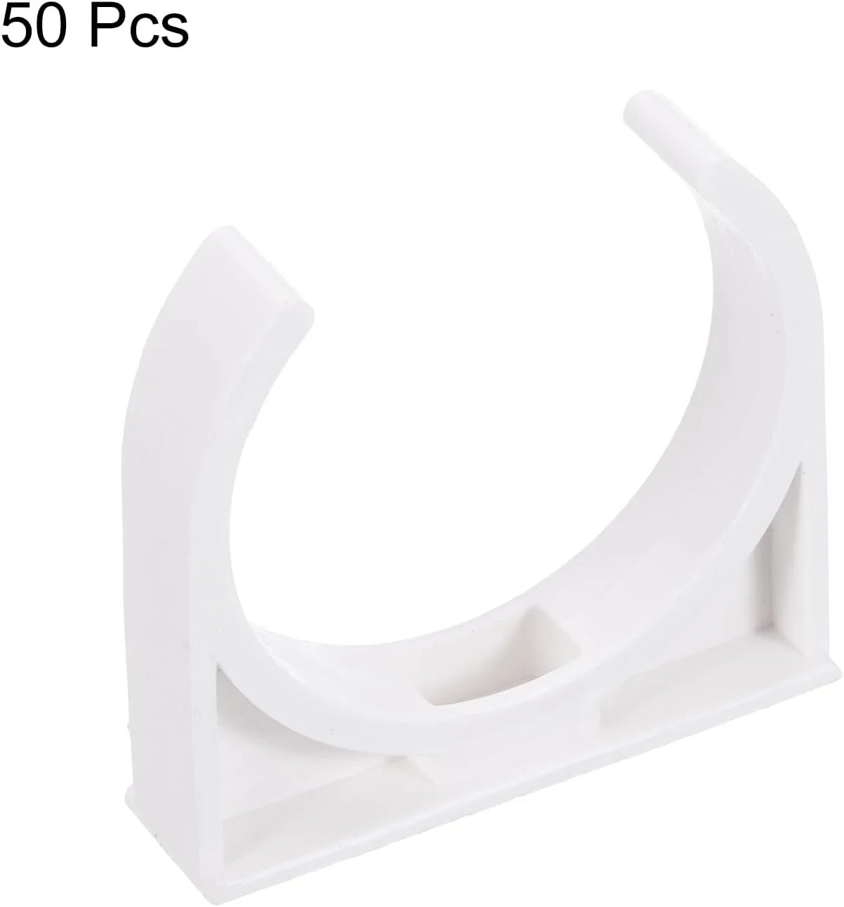 sourcing map 50 عدد بست لوله PVC نوع U، گیره های اتصال دهنده، اتصال سریع داخلی 50 میلی متر سفید برای شلنگ، لوله برق، لوازم منزل sourcing map 50 عدد بست لوله PVC نوع U، گیره های اتصال دهنده، اتصال سریع داخلی 50 میلی متر سفید برای شلنگ، لوله برق، لوازم منزل