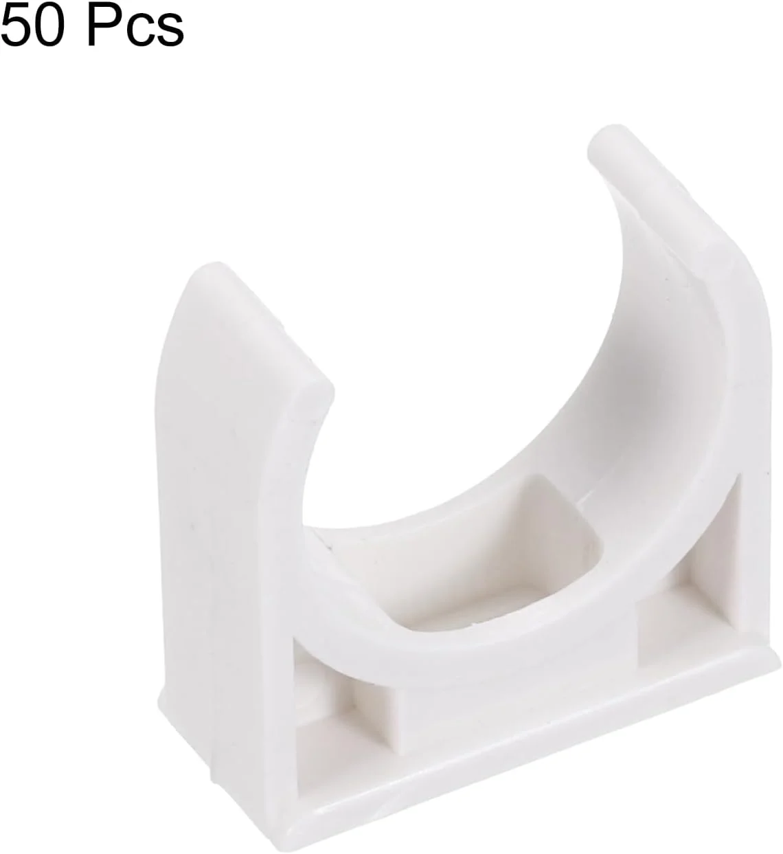 sourcing map 50 عدد بست لوله PVC نوع U، گیره های اتصالات، اتصالات داخلی 20 میلی متر سفید اتصال سریع برای شیلنگ، لوله برق، لوازم منزل sourcing map 50 عدد بست لوله PVC نوع U، گیره های اتصالات، اتصالات داخلی 20 میلی متر سفید اتصال سریع برای شیلنگ، لوله برق، لوازم منزل