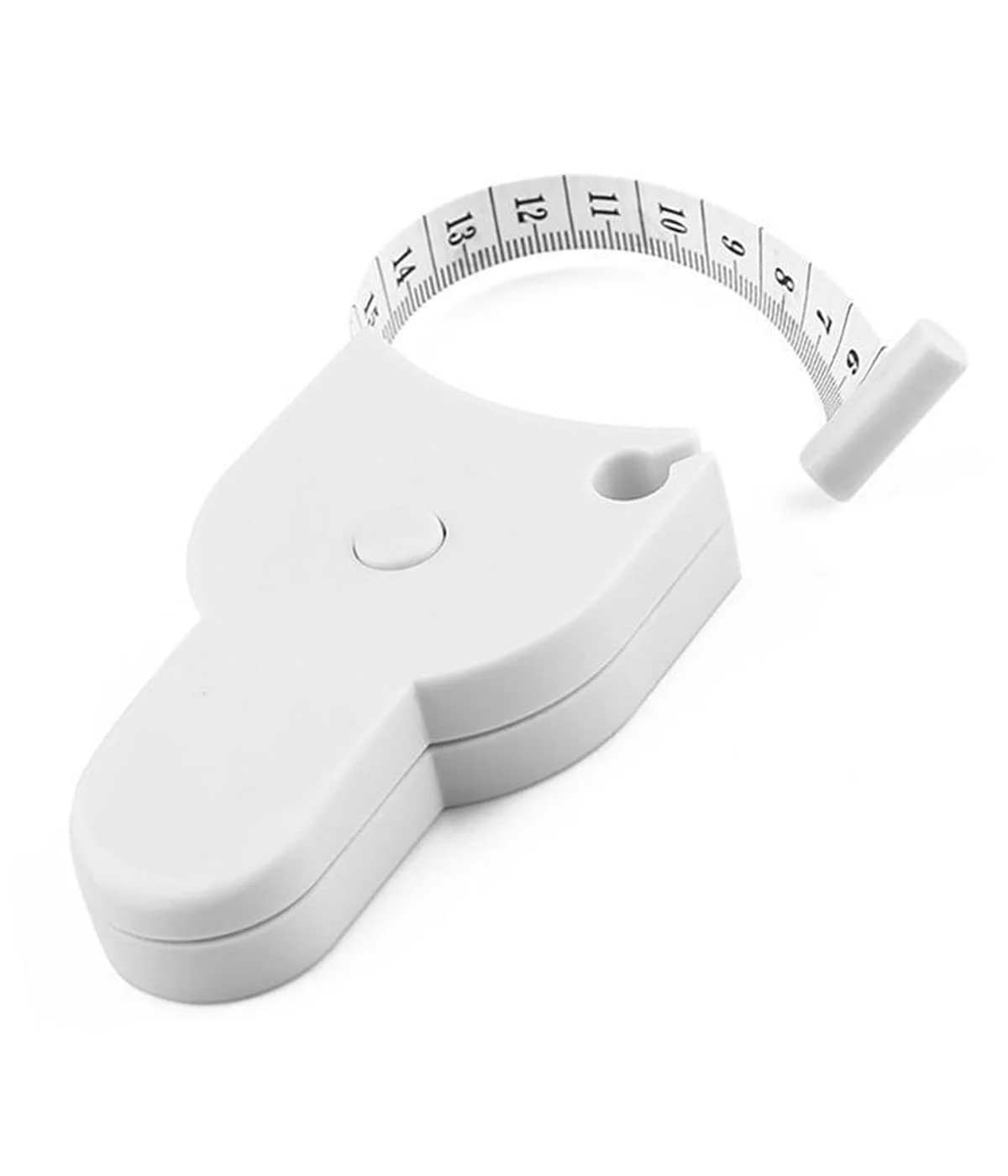 متر خیاطی اتوماتیک تلسکوپی LICHUANUK، 150 سانتی متری، متر نواری نرم، مقیاس دو طرفه (سفید) متر خیاطی اتوماتیک تلسکوپی LICHUANUK، 150 سانتی متری، متر نواری نرم، مقیاس دو طرفه (سفید)