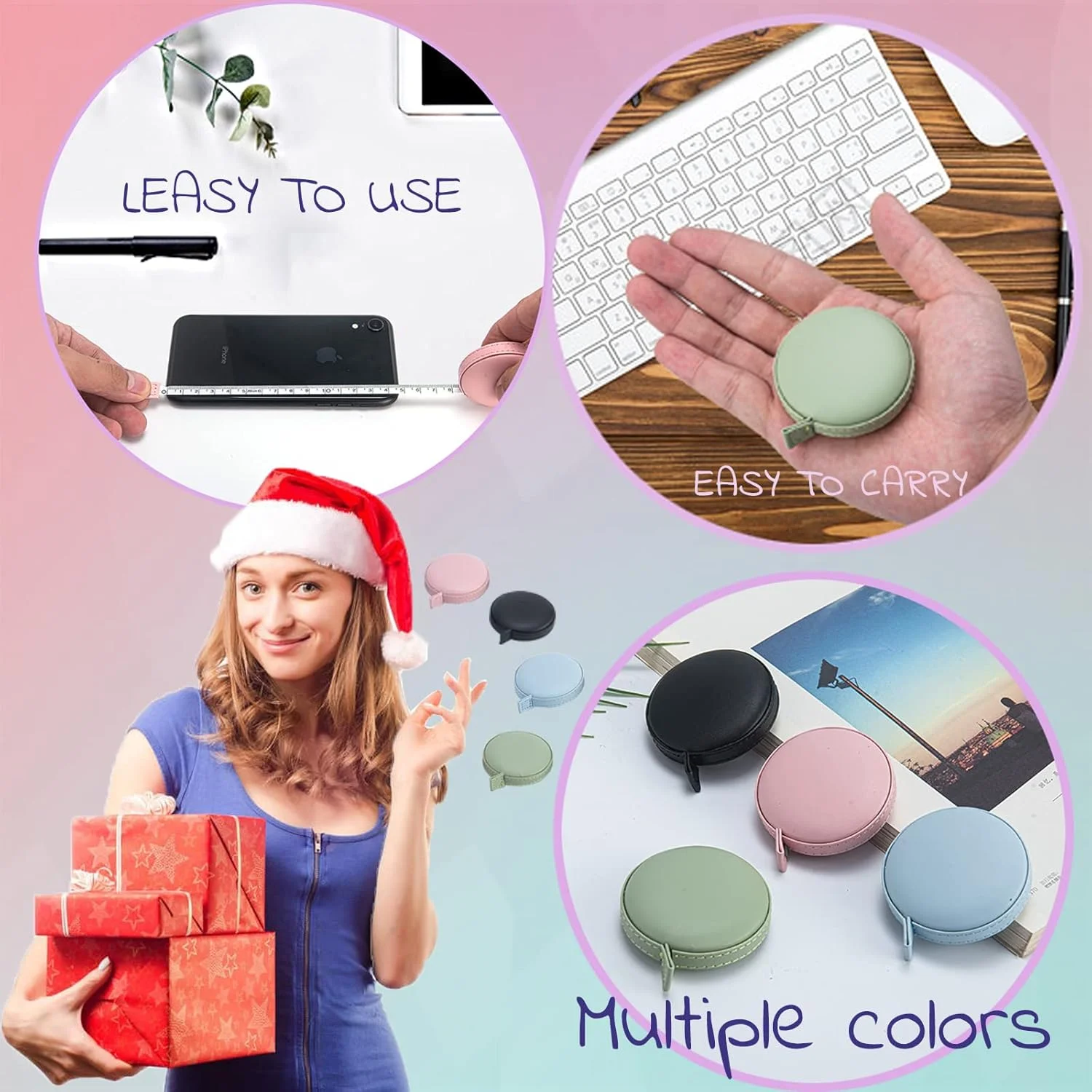 متر خیاطی ال ال لیانگ لی، بسته 4 عددی، متر نرم برای اندازه گیری بدن، کمر، خیاطی، صنایع دستی، پارچه، متر دیجیتال ممتاز جیبی، ابزار اندازه گیری دو طرفه، متر اندازه گیری بدن متر خیاطی ال ال لیانگ لی، بسته 4 عددی، متر نرم برای اندازه گیری بدن، کمر، خیاطی، صنایع دستی، پارچه، متر دیجیتال ممتاز جیبی، ابزار اندازه گیری دو طرفه، متر اندازه گیری بدن