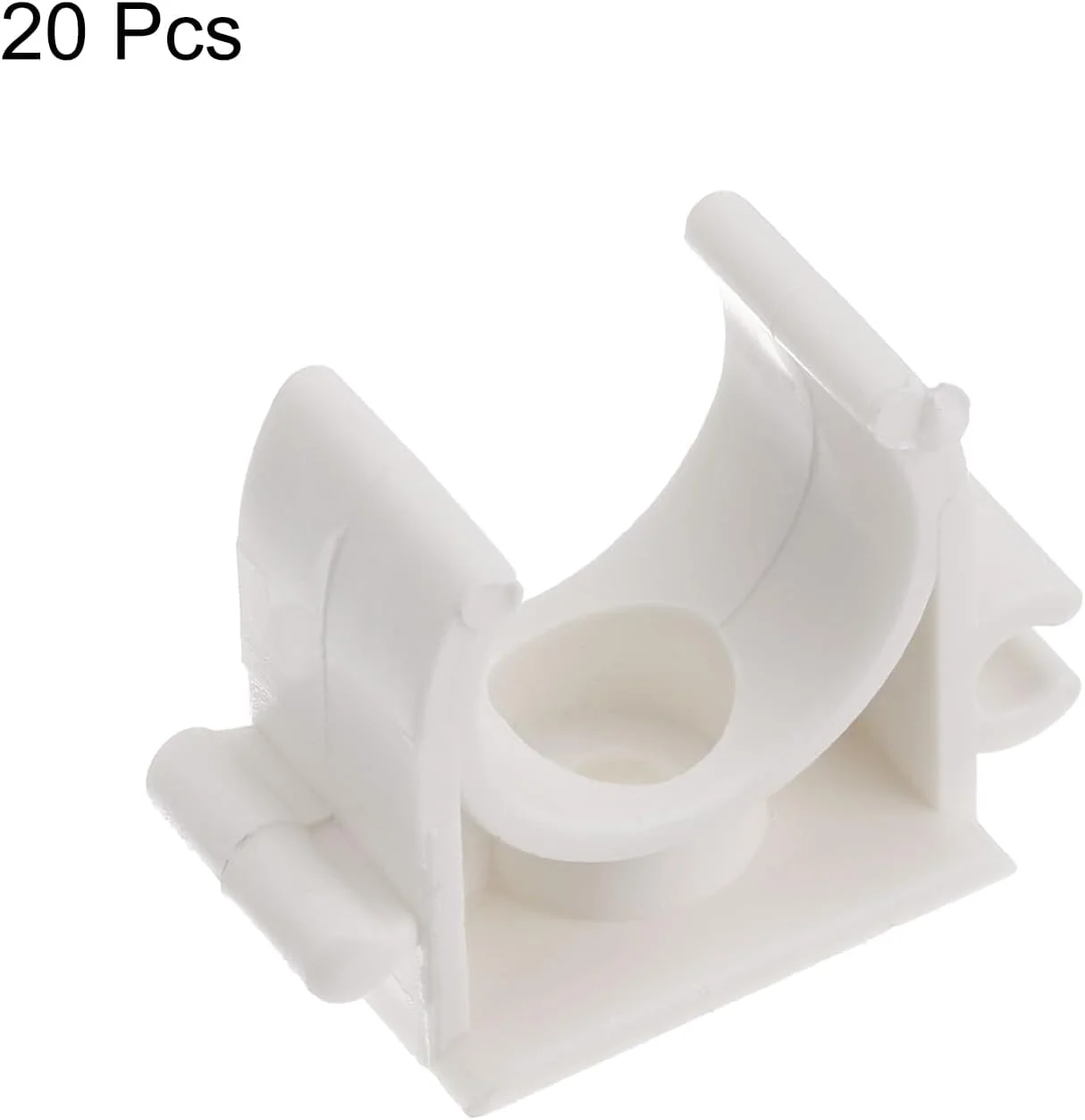 گیره لوله PVC نقشه منبع یابی 20 عددی، بست اتصال دهنده لوله نوع U، قطر داخلی 20 میلی متر، اتصال سریع سفید رنگ برای شلنگ، لوله برق، لوازم منزل گیره لوله PVC نقشه منبع یابی 20 عددی، بست اتصال دهنده لوله نوع U، قطر داخلی 20 میلی متر، اتصال سریع سفید رنگ برای شلنگ، لوله برق، لوازم منزل