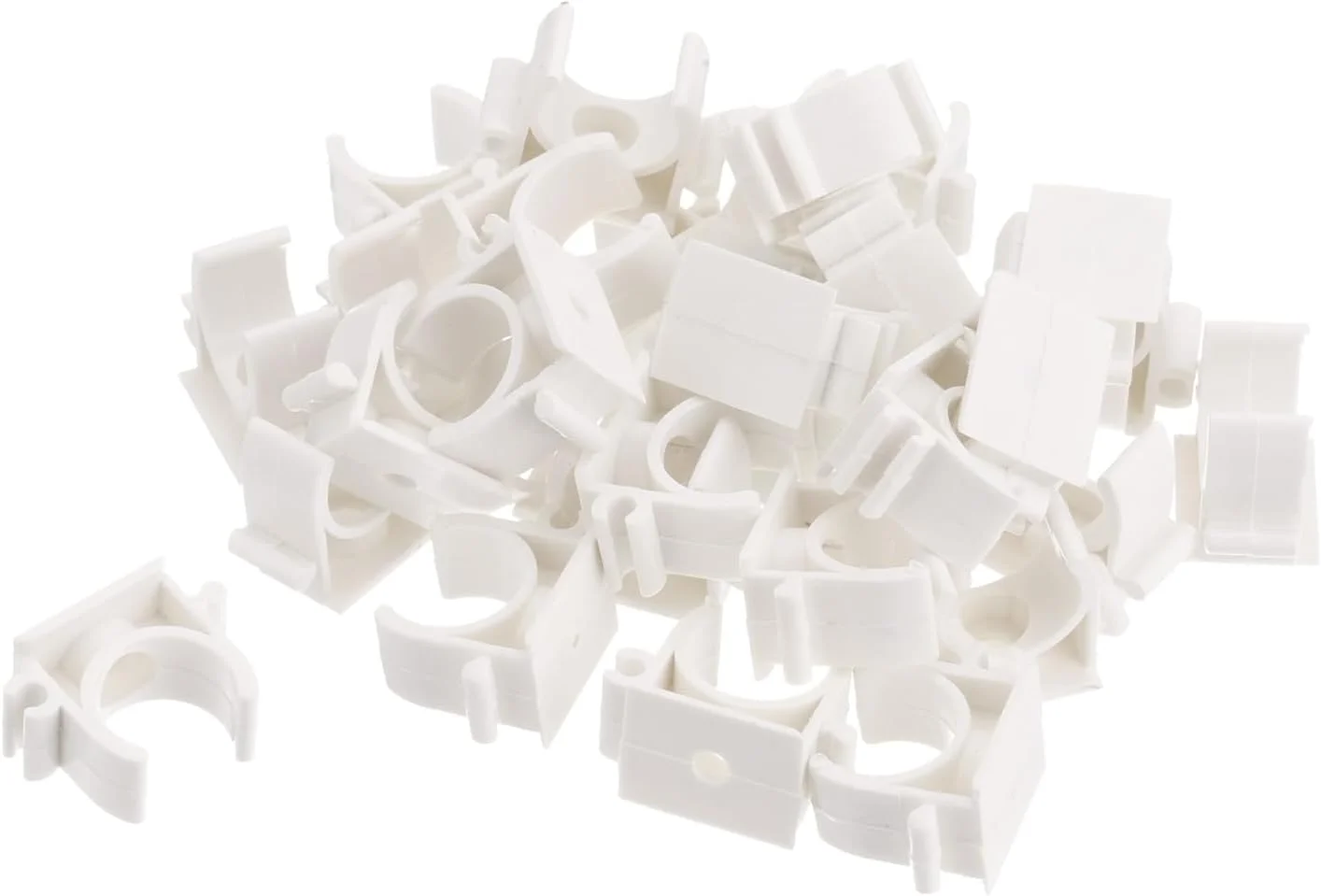 گیره لوله PVC نقشه منبع یابی 20 عددی، بست اتصال دهنده لوله نوع U، قطر داخلی 20 میلی متر، اتصال سریع سفید رنگ برای شلنگ، لوله برق، لوازم منزل گیره لوله PVC نقشه منبع یابی 20 عددی، بست اتصال دهنده لوله نوع U، قطر داخلی 20 میلی متر، اتصال سریع سفید رنگ برای شلنگ، لوله برق، لوازم منزل