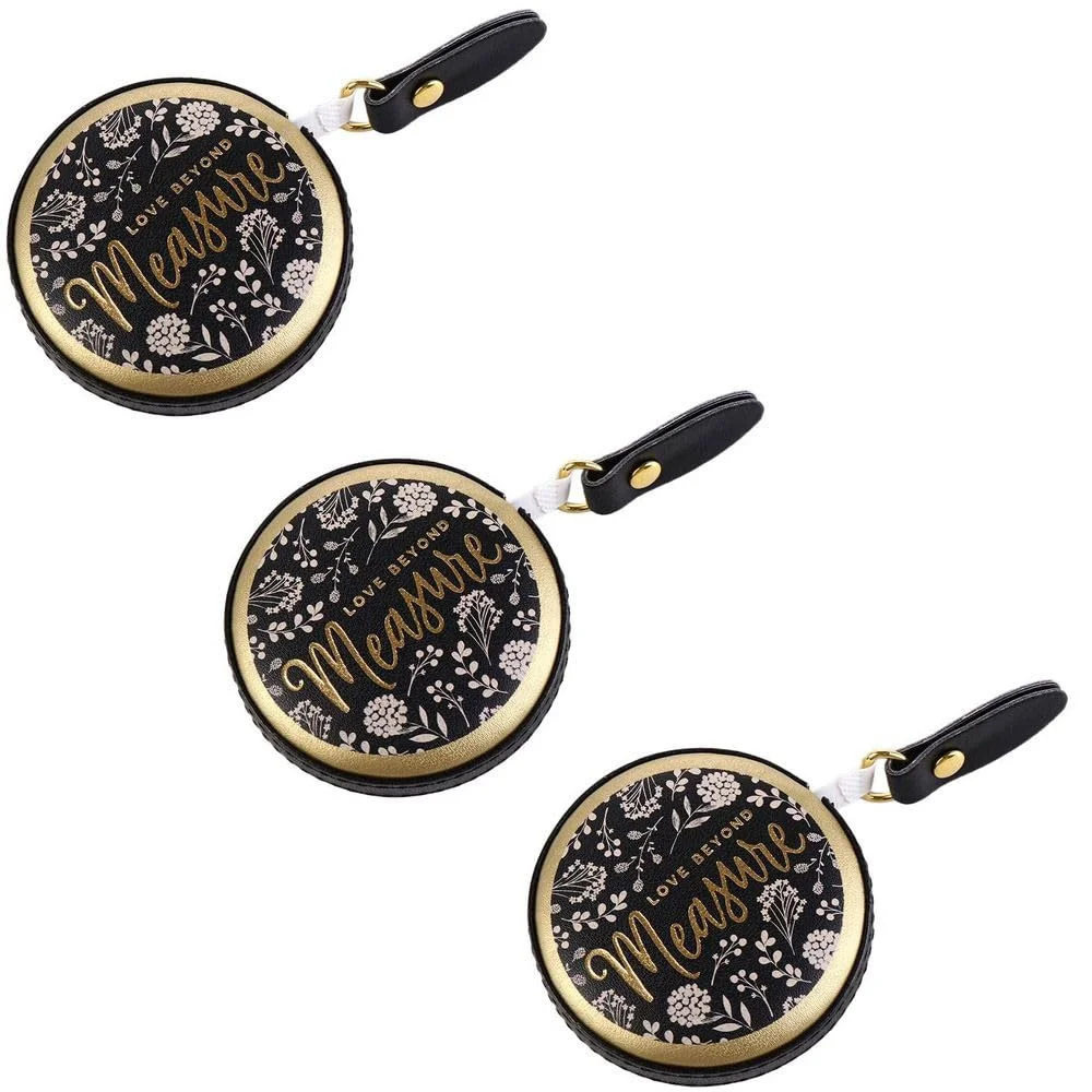 متر خیاطی کوپیدا، 3 عدد متر نواری 1.5 متری قابل حمل جمع شونده، متر مینیاتوری قدیمی، متر نوستالژی، ابزار خیاطی سانتی متر اینچی