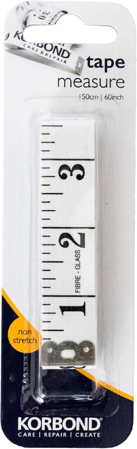 متر خیاطی 150 سانتیمتری/ 60 اینچی Korbond، مجموعه 1 عددی متر خیاطی 150 سانتیمتری/ 60 اینچی Korbond، مجموعه 1 عددی