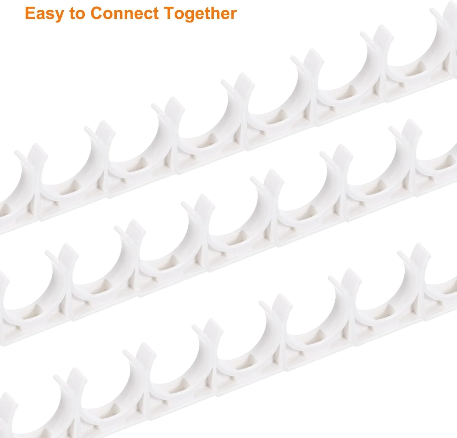 sourcing map 20 عدد بست لوله PVC نوع U گیره اتصالات لوله اتصال داخلی 32 میلی متر سفید اتصال سریع برای شلنگ لوله برق لوازم منزل sourcing map 20 عدد بست لوله PVC نوع U گیره اتصالات لوله اتصال داخلی 32 میلی متر سفید اتصال سریع برای شلنگ لوله برق لوازم منزل