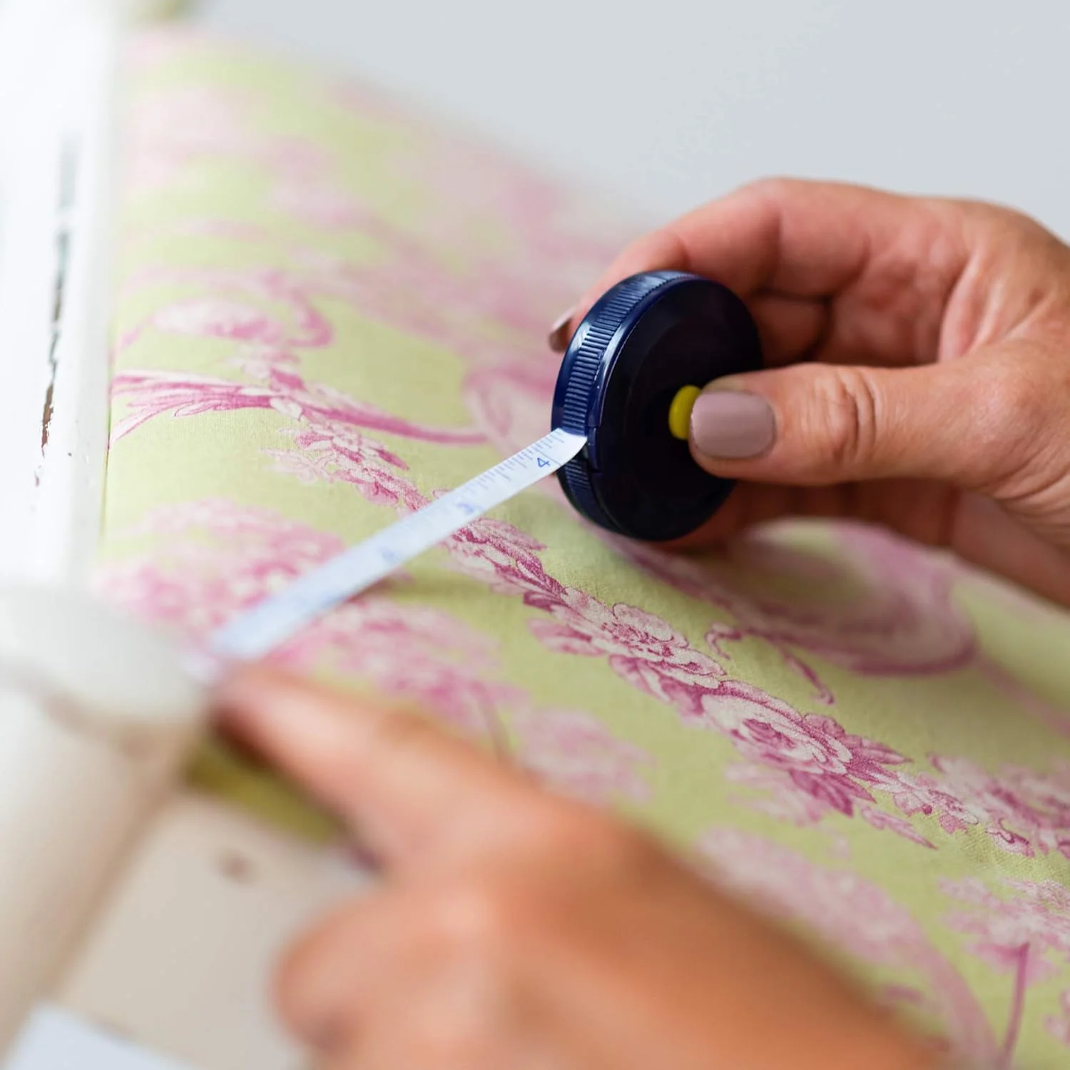 متر خیاطی جمع شونده Korbond بسته 4 عددی، آبی و سفید، ست 4 تایی