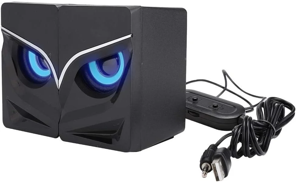 اسپیکر کامپیوتر سیمی، SADA V-128 دسکتاپ مینی USB 2.1 ساب ووفر ارتقا یافته اسپیکر کامپیوتر موبایل تلفن همراه نوت بوک استریو کوچک، با پتانسیل خنک اسپیکر کامپیوتر سیمی، SADA V-128 دسکتاپ مینی USB 2.1 ساب ووفر ارتقا یافته اسپیکر کامپیوتر موبایل تلفن همراه نوت بوک استریو کوچک، با پتانسیل خنک