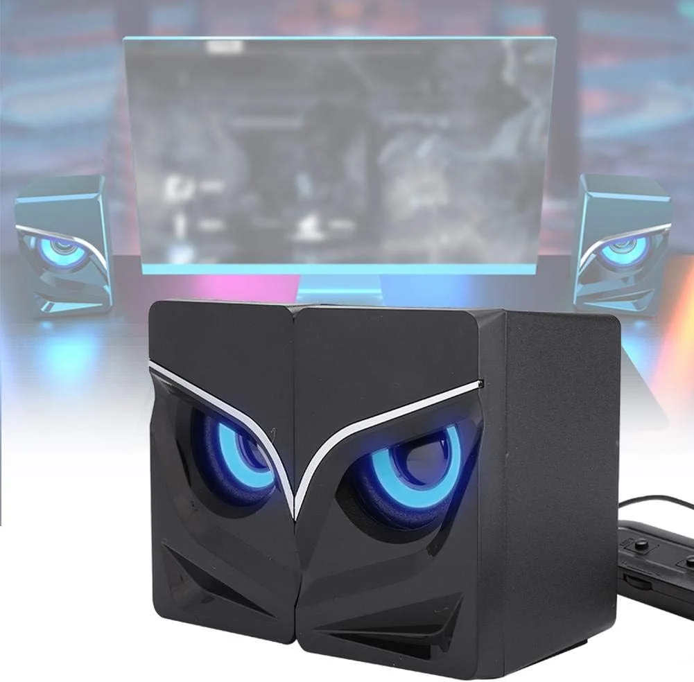 اسپیکر کامپیوتر سیمی، SADA V-128 دسکتاپ مینی USB 2.1 ساب ووفر ارتقا یافته اسپیکر کامپیوتر موبایل تلفن همراه نوت بوک استریو کوچک، با پتانسیل خنک اسپیکر کامپیوتر سیمی، SADA V-128 دسکتاپ مینی USB 2.1 ساب ووفر ارتقا یافته اسپیکر کامپیوتر موبایل تلفن همراه نوت بوک استریو کوچک، با پتانسیل خنک