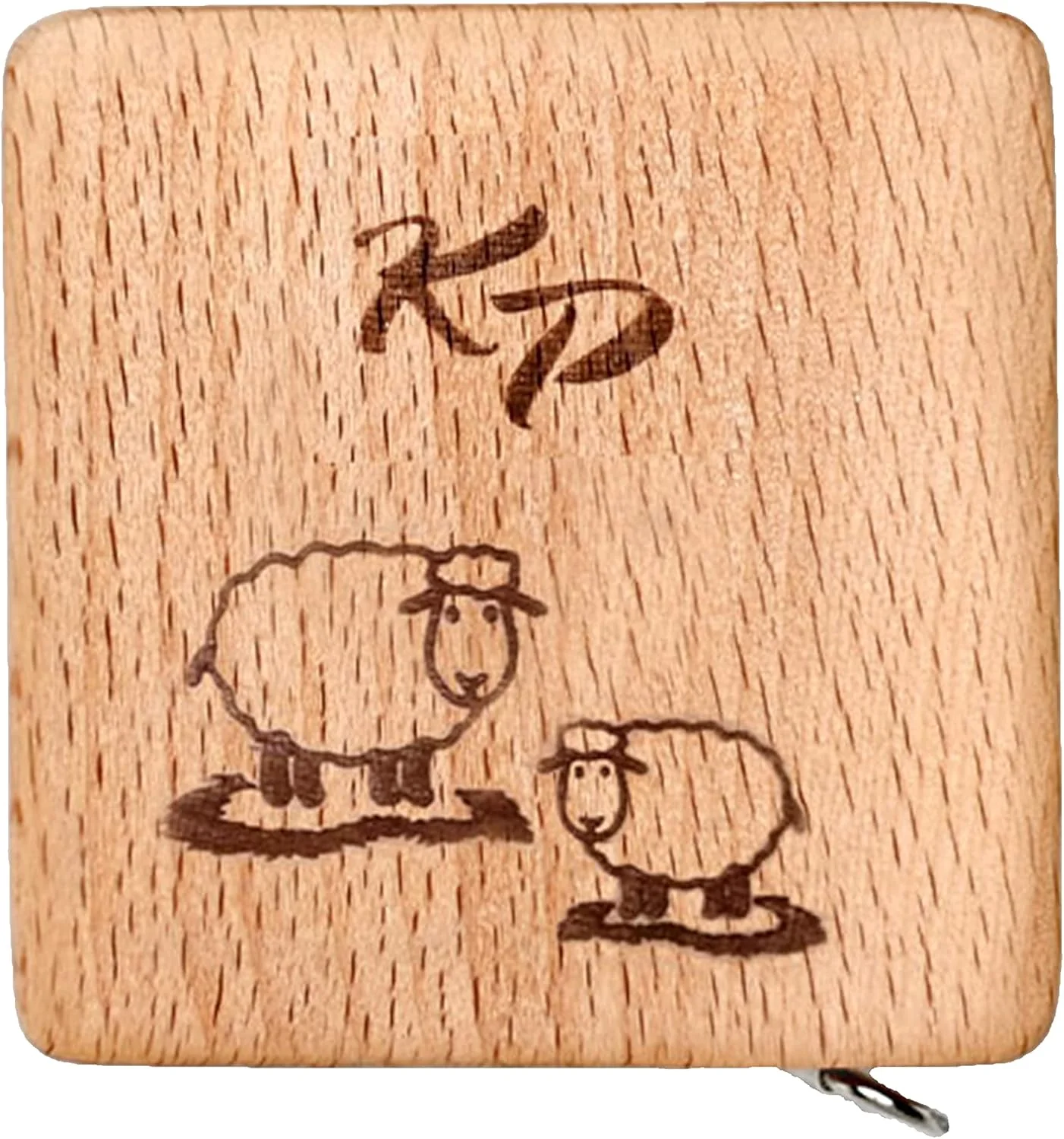 متر خیاطی مربعی چوبی راش KnitPro - بسته 3 عددی