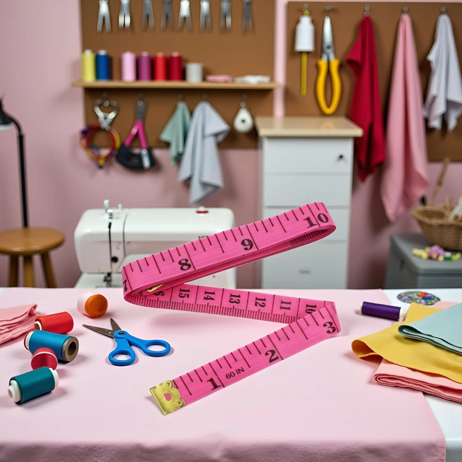 متر خیاطی انعطاف پذیر جوکساسایکس به رنگ قرمز رز - 150 سانتیمتر / 60 اینچ، نوار فیبر پی وی سی دو طرفه برای اندازه گیری دور کمر، قد، بدن، خیاطی، صنایع دستی، متر و خط کش متر خیاطی انعطاف پذیر جوکساسایکس به رنگ قرمز رز - 150 سانتیمتر / 60 اینچ، نوار فیبر پی وی سی دو طرفه برای اندازه گیری دور کمر، قد، بدن، خیاطی، صنایع دستی، متر و خط کش