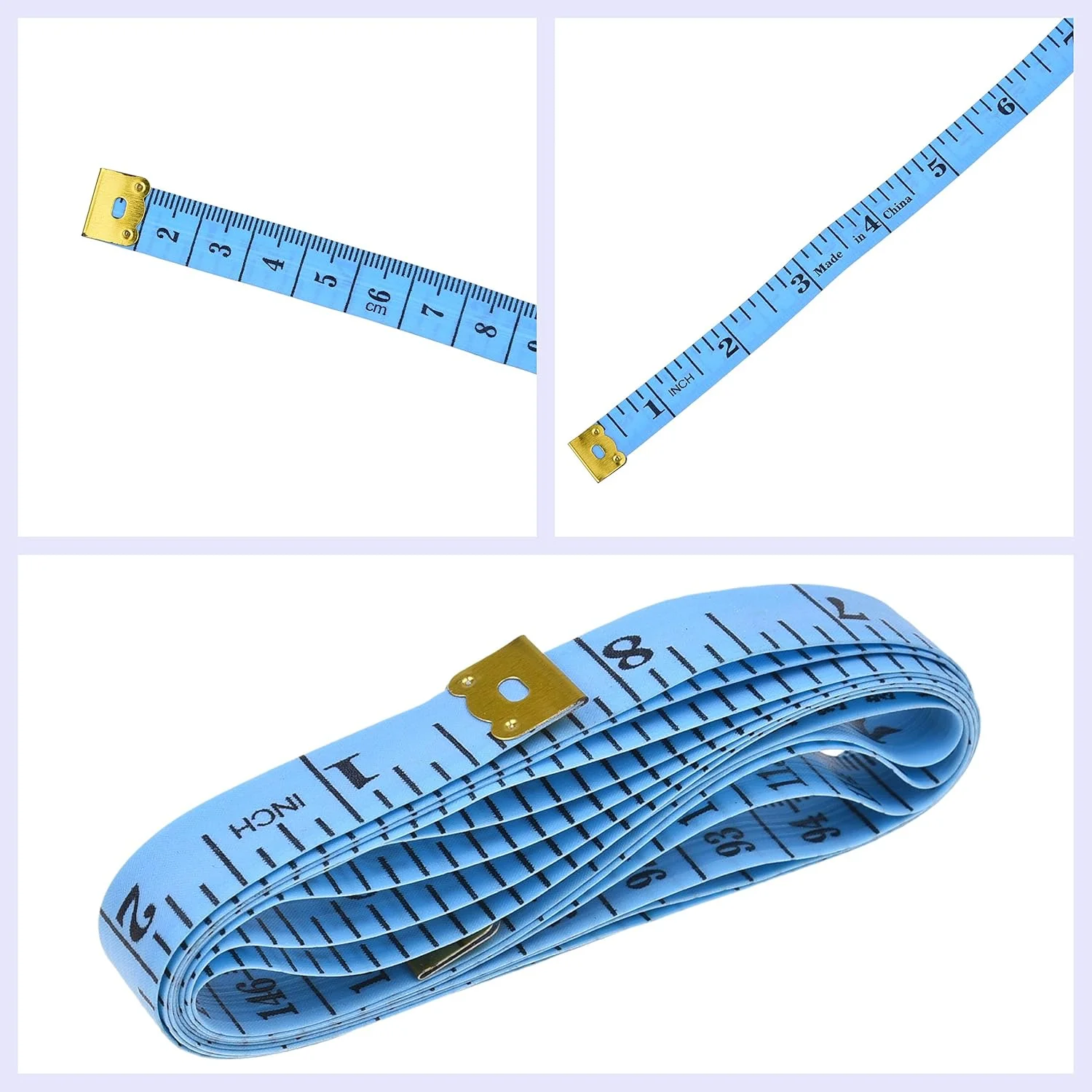 مجموعه متر خیاطی Kare Kind - 4 عدد متر نواری جمع شونده (دکمه فشاری) مینی (آبی/قرمز/زرد/سفید) - 4 عدد متر نواری نرم وینیل - خیاطی، صنایع دستی، پارچه، دور کمر، اندازه گیری بدن مجموعه متر خیاطی Kare Kind - 4 عدد متر نواری جمع شونده (دکمه فشاری) مینی (آبی/قرمز/زرد/سفید) - 4 عدد متر نواری نرم وینیل - خیاطی، صنایع دستی، پارچه، دور کمر، اندازه گیری بدن