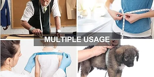 متر خیاطی 150 سانتی متری دو طرفه: نوار اندازه گیری پارچه نرم برای اندازه گیری بدن و پارچه خیاطی متر خیاطی 150 سانتی متری دو طرفه: نوار اندازه گیری پارچه نرم برای اندازه گیری بدن و پارچه خیاطی