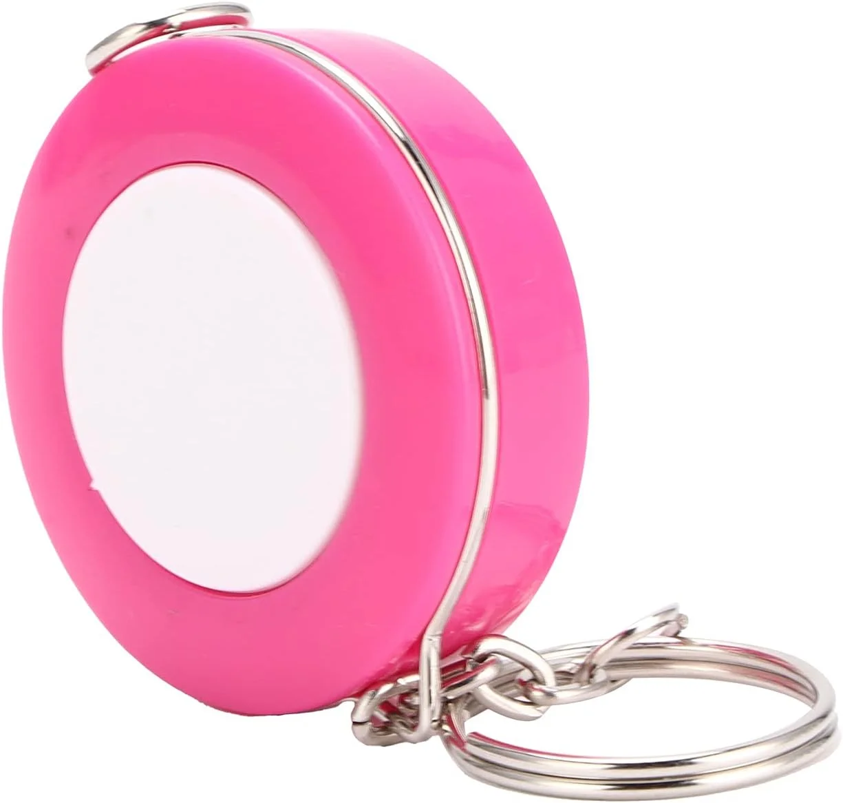 متر نواری بدن Juicemoo، متر نواری نرم جمع شونده، متر خیاطی به شکل جاکلیدی برای خیاطی، پارچه بافی (قرمز گل رز) متر نواری بدن Juicemoo، متر نواری نرم جمع شونده، متر خیاطی به شکل جاکلیدی برای خیاطی، پارچه بافی (قرمز گل رز)