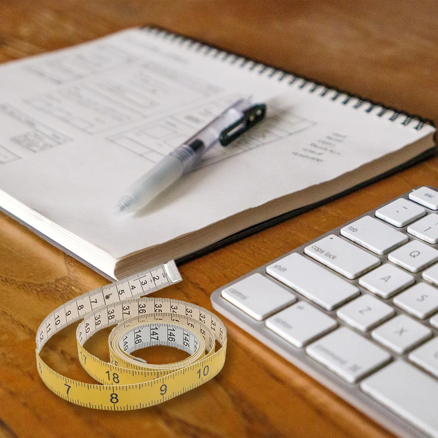 متر خیاطی نرم 150 سانتی متری، متر نواری انعطاف پذیر دو طرفه برای خیاطی، اندازه گیری بدن و پارچه متر خیاطی نرم 150 سانتی متری، متر نواری انعطاف پذیر دو طرفه برای خیاطی، اندازه گیری بدن و پارچه