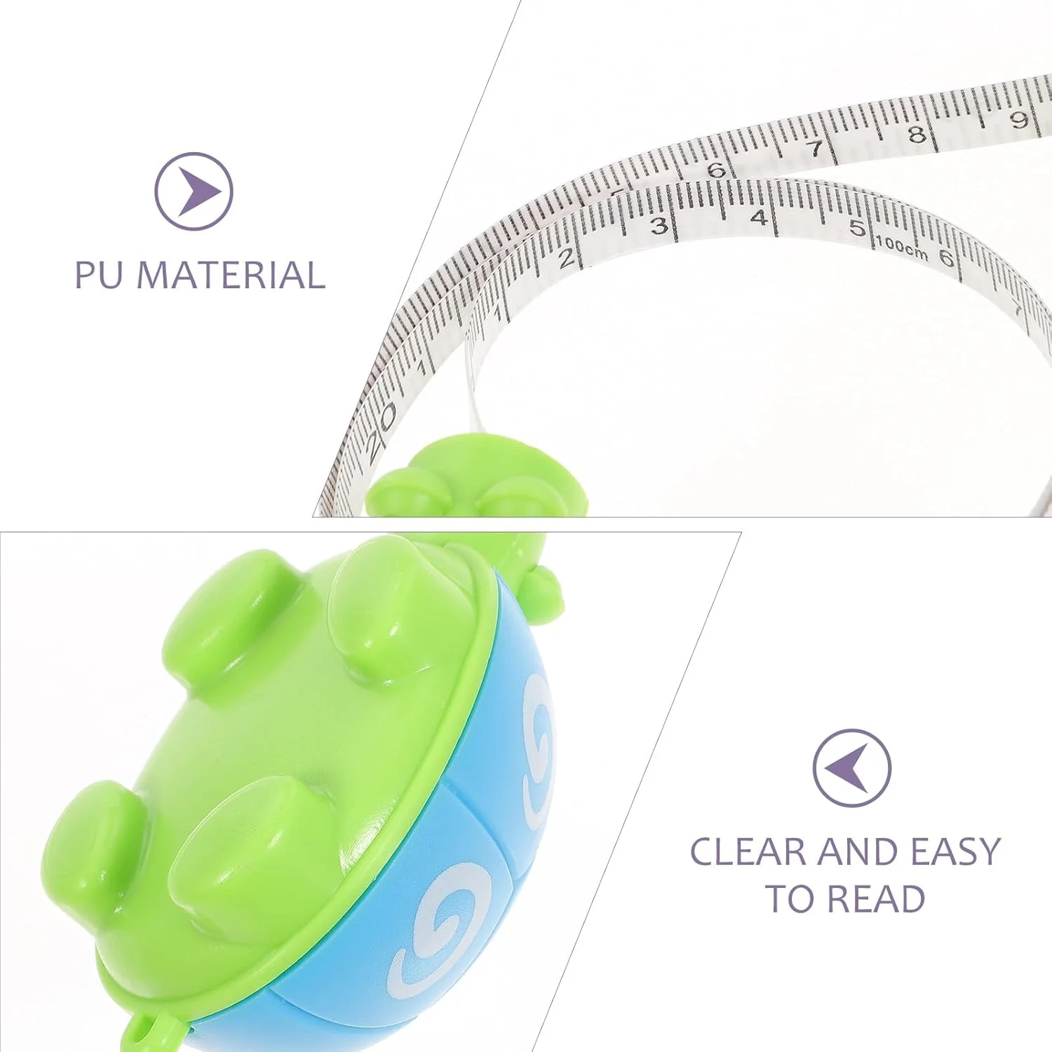 متر نواری بدن آی پلاس مایل 100 سانتی متری، متر اندازه گیری نرم لاک پشتی بامزه بچه گانه جمع شونده برای خیاطی پارچه ای، بافتنی، اندازه گیری های صنایع دستی خانگی متر نواری بدن آی پلاس مایل 100 سانتی متری، متر اندازه گیری نرم لاک پشتی بامزه بچه گانه جمع شونده برای خیاطی پارچه ای، بافتنی، اندازه گیری های صنایع دستی خانگی