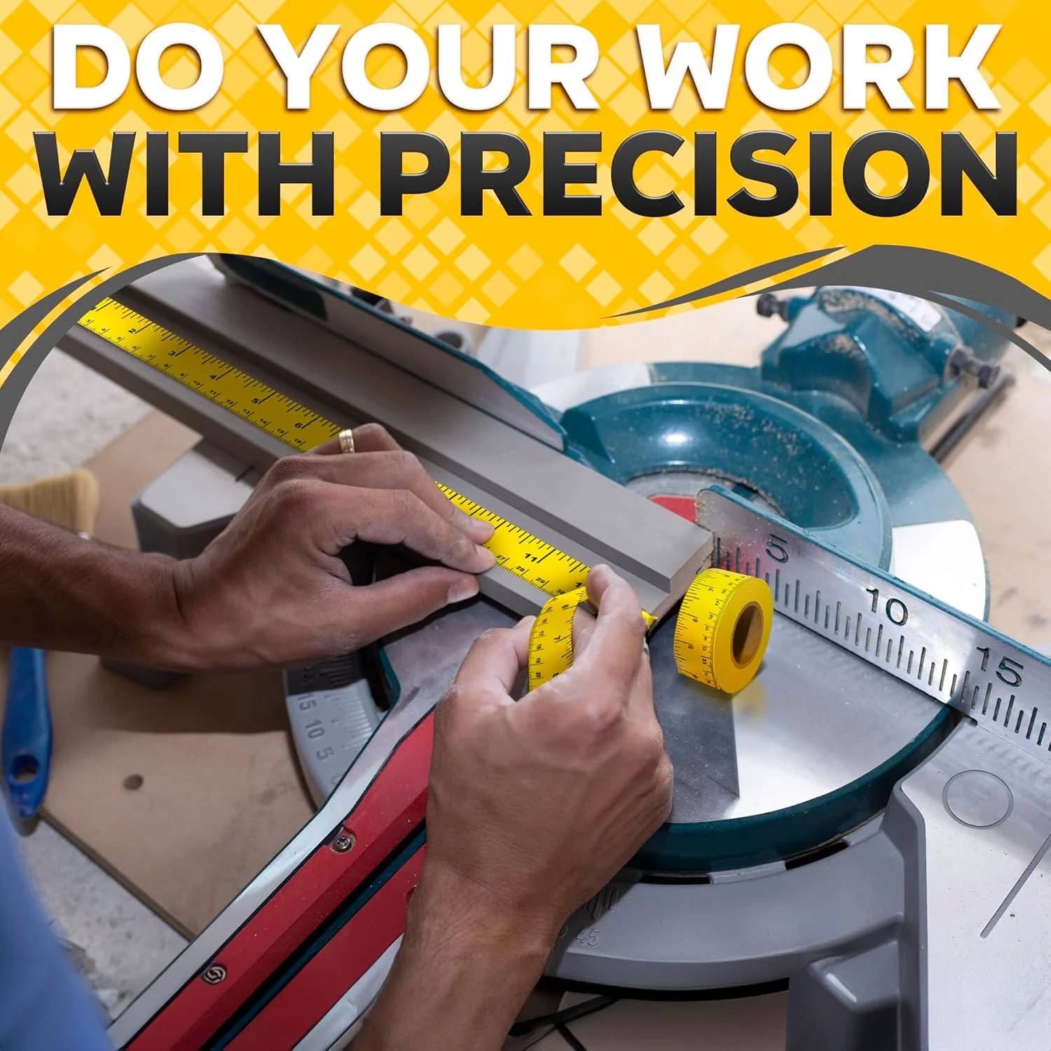 نوار اندازه گیری چسبی تکرار شونده 12 اینچی - 13.9 یارد، عرض 1 اینچ، متریک دوگانه، خواندن چپ به راست، نوار خط کش چسبی انعطاف پذیر و قوی برای DIY، صنایع دستی، نجاری و مجموعه ابزار خیاطی نوار اندازه گیری چسبی تکرار شونده 12 اینچی - 13.9 یارد، عرض 1 اینچ، متریک دوگانه، خواندن چپ به راست، نوار خط کش چسبی انعطاف پذیر و قوی برای DIY، صنایع دستی، نجاری و مجموعه ابزار خیاطی