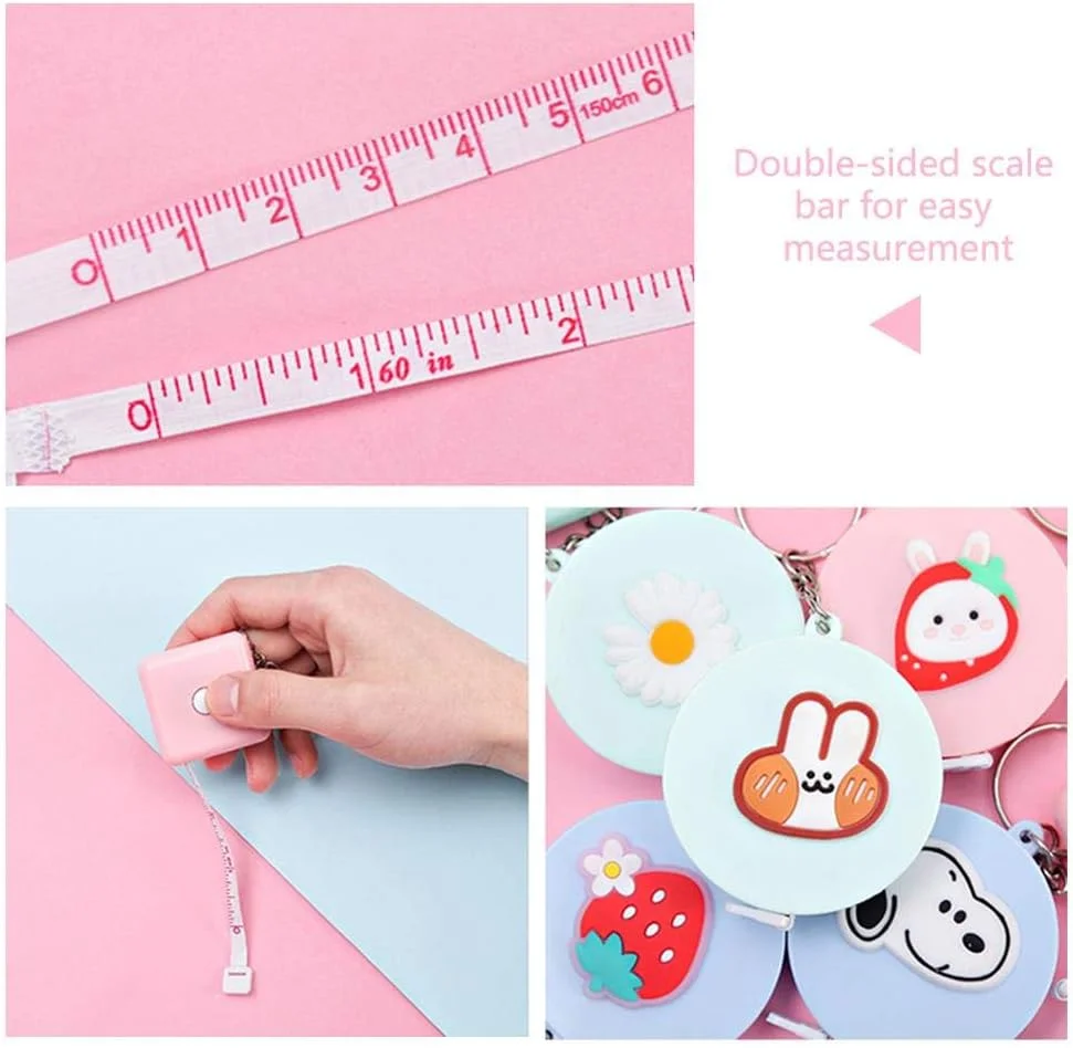 متر خیاطی 150 سانتیمتری Iwinna، متر نواری قابل حمل و جمع شونده، خط کش اندازه گیری قد کودکان، رول نواری سانتیمتری/اینچی، رنگ تصادفی، 2 عدد متر خیاطی 150 سانتیمتری Iwinna، متر نواری قابل حمل و جمع شونده، خط کش اندازه گیری قد کودکان، رول نواری سانتیمتری/اینچی، رنگ تصادفی، 2 عدد