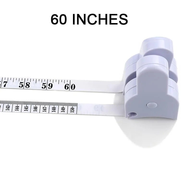 متر نواری دقیق 150 سانتی متری با اندازه گیری آسان: متر اندازه گیری دقیق اتوماتیک برای دور کمر، بازو، پا، شکم و دور سر متر نواری دقیق 150 سانتی متری با اندازه گیری آسان: متر اندازه گیری دقیق اتوماتیک برای دور کمر، بازو، پا، شکم و دور سر