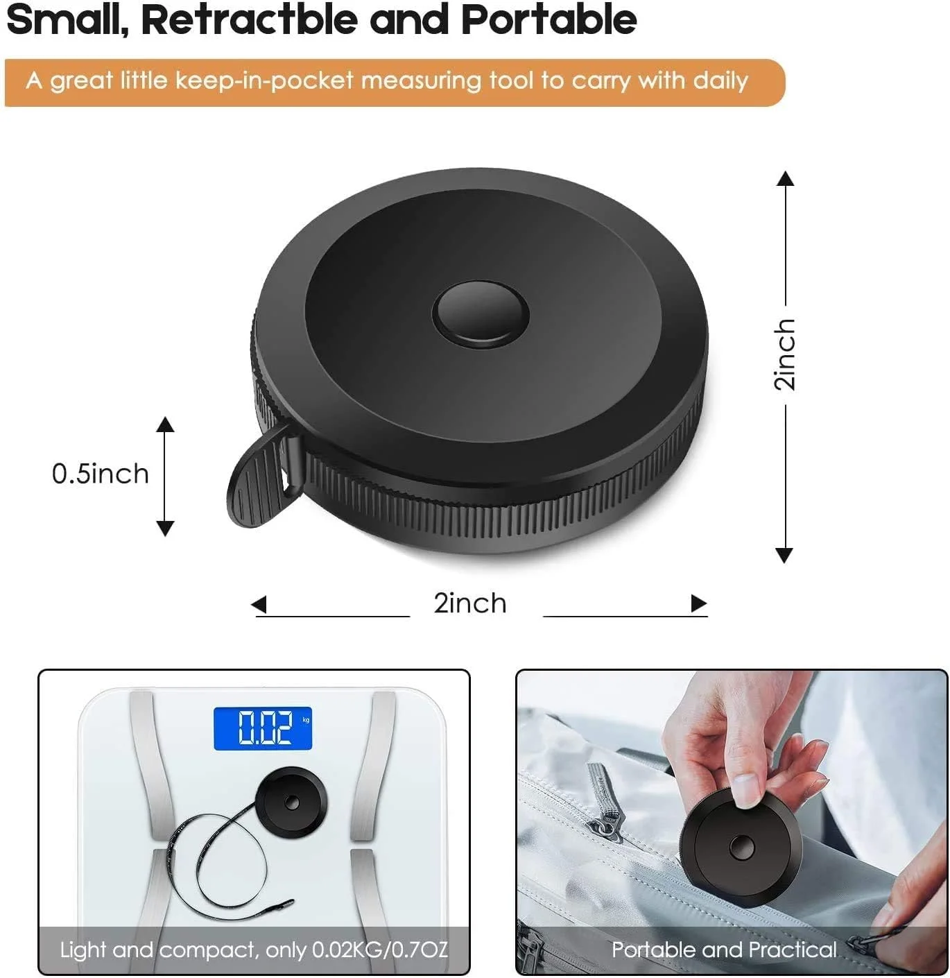 iBayam متر خیاطی دو طرفه هدیه برای مادر، زنان و مردان، مناسب برای کاهش وزن و مصارف پزشکی، دارای مقیاس سانتی متر در پشت، 150 سانتی متر iBayam متر خیاطی دو طرفه هدیه برای مادر، زنان و مردان، مناسب برای کاهش وزن و مصارف پزشکی، دارای مقیاس سانتی متر در پشت، 150 سانتی متر