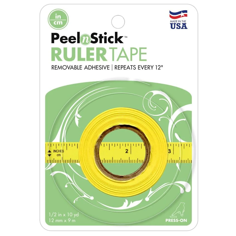 نوار خط کش جداشدنی iCraft PeelnStick، 1/2 اینچ در 10 یارد، سبز نوار خط کش جداشدنی iCraft PeelnStick، 1/2 اینچ در 10 یارد، سبز