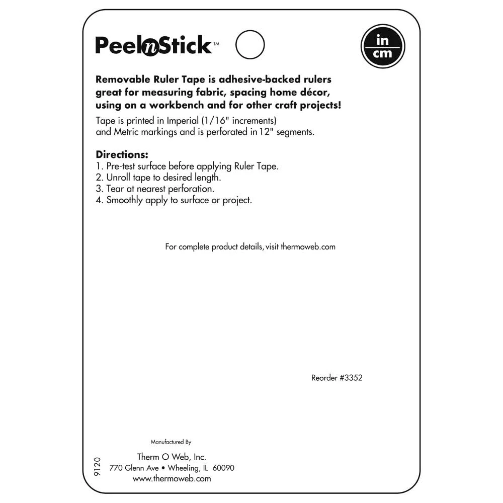 نوار خط کش جداشدنی iCraft PeelnStick، 1/2 اینچ در 10 یارد، سبز نوار خط کش جداشدنی iCraft PeelnStick، 1/2 اینچ در 10 یارد، سبز