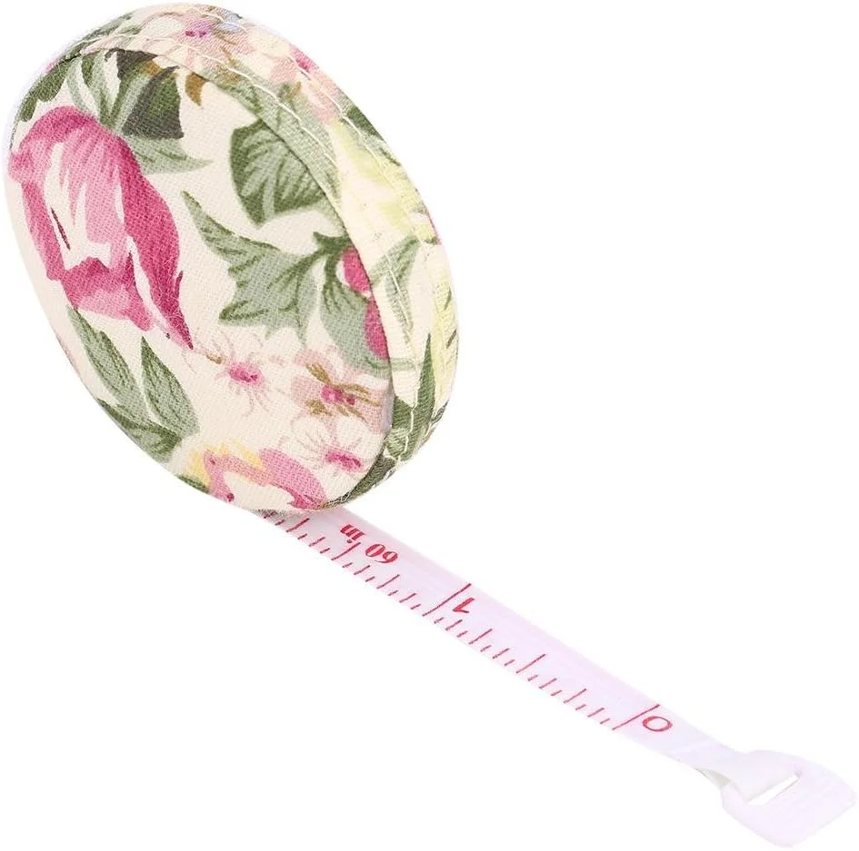 Hztyyier 1 عدد متر نواری برای بدن، متر نواری جمع شونده برای خیاطی پارچه و صنایع دستی، 150 سانتی متر / 60 اینچ (#2) Hztyyier 1 عدد متر نواری برای بدن، متر نواری جمع شونده برای خیاطی پارچه و صنایع دستی، 150 سانتی متر / 60 اینچ (#2)