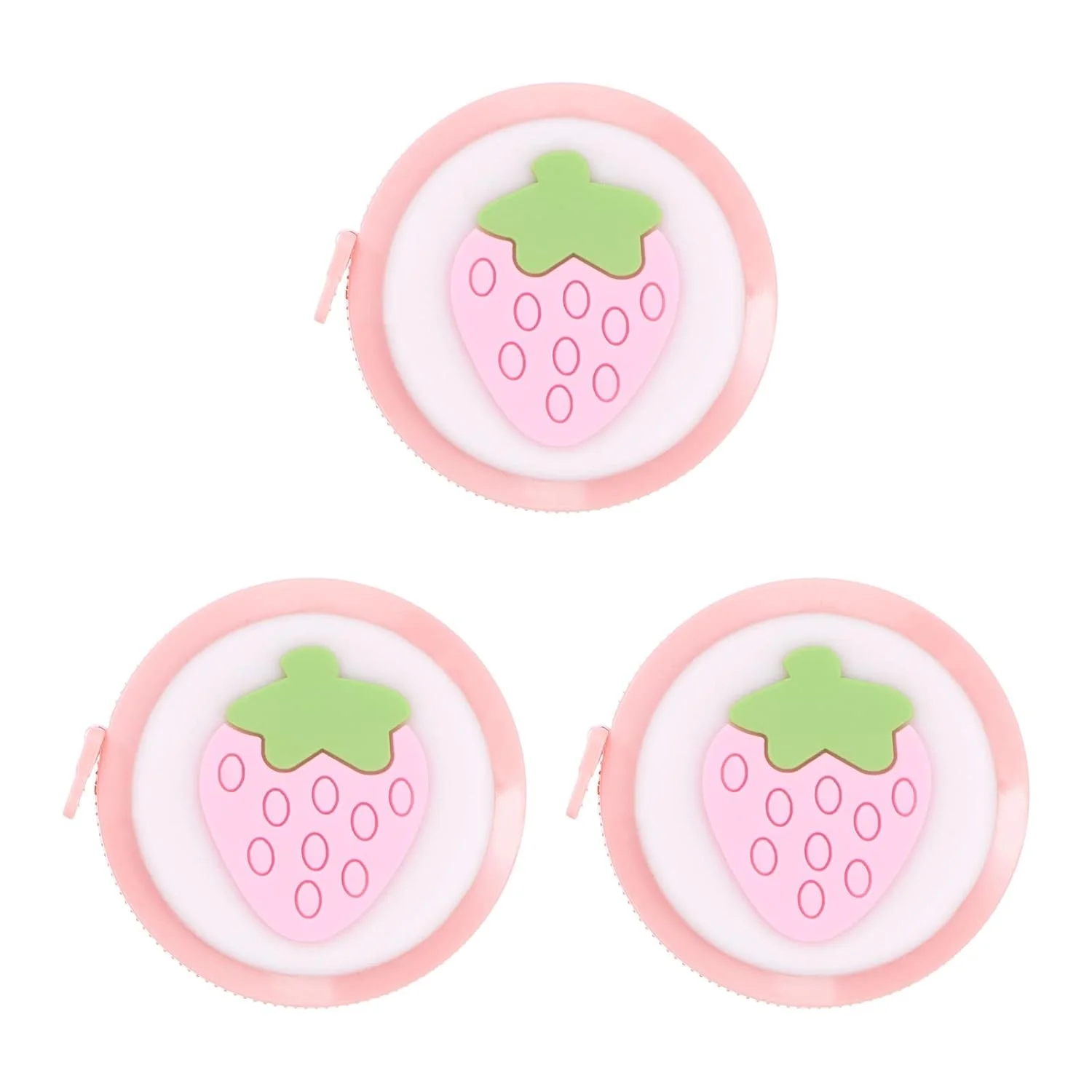 متر خیاطی نرم هارفینگتون 3 عددی 150 سانتی متری جمع شونده طرح کارتونی مینی، متر نواری فانتزی برای خیاطی، پارچه، اندازه گیری بدن، طرح میوه صورتی متر خیاطی نرم هارفینگتون 3 عددی 150 سانتی متری جمع شونده طرح کارتونی مینی، متر نواری فانتزی برای خیاطی، پارچه، اندازه گیری بدن، طرح میوه صورتی