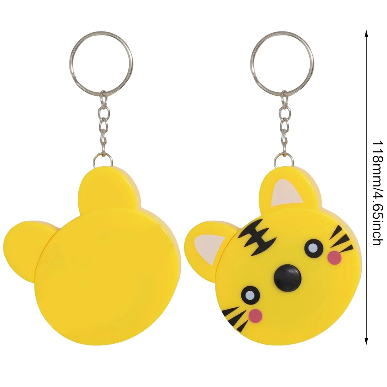 هونبای 4 عدد متر نواری جمع شونده پلاستیکی طرح کارتونی حیوانات، متر اندازه گیری بدن به همراه جاکلیدی برای خیاطی، پارچه، ابزار اندازه گیری صنایع دستی (4 مدل) هونبای 4 عدد متر نواری جمع شونده پلاستیکی طرح کارتونی حیوانات، متر اندازه گیری بدن به همراه جاکلیدی برای خیاطی، پارچه، ابزار اندازه گیری صنایع دستی (4 مدل)