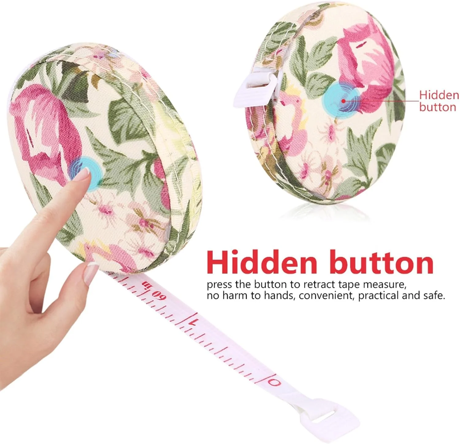 هیلیتند 1 عدد متر نواری دقیق، نوار اندازه گیری بدن، اندازه گیری تناسب اندام بدن، خیاطی، دوخت، پارچه، نوار اندازه گیری رژیم غذایی (گل رز روستایی) هیلیتند 1 عدد متر نواری دقیق، نوار اندازه گیری بدن، اندازه گیری تناسب اندام بدن، خیاطی، دوخت، پارچه، نوار اندازه گیری رژیم غذایی (گل رز روستایی)