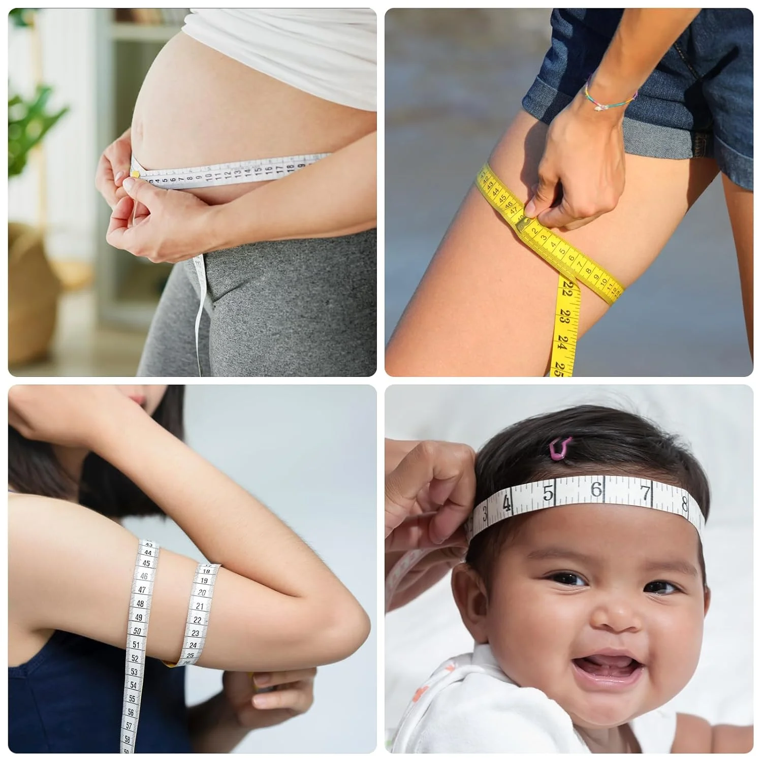 متر خیاطی بدن هارفینگتون 60 اینچی آبی رنگ، متر اندازه گیری جمع شونده اتوماتیک با مقیاس دوگانه، متر نواری نرم سفید برای اندازه گیری بدن، خیاطی و پارچه متر خیاطی بدن هارفینگتون 60 اینچی آبی رنگ، متر اندازه گیری جمع شونده اتوماتیک با مقیاس دوگانه، متر نواری نرم سفید برای اندازه گیری بدن، خیاطی و پارچه