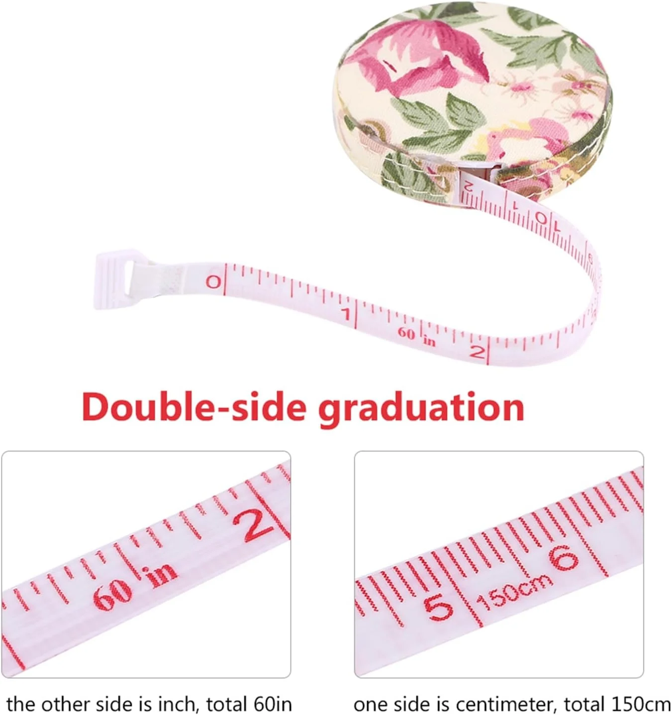 هیلیتند 1 عدد متر نواری دقیق، نوار اندازه گیری بدن، اندازه گیری تناسب اندام بدن، خیاطی، دوخت، پارچه، نوار اندازه گیری رژیم غذایی (گل رز روستایی) هیلیتند 1 عدد متر نواری دقیق، نوار اندازه گیری بدن، اندازه گیری تناسب اندام بدن، خیاطی، دوخت، پارچه، نوار اندازه گیری رژیم غذایی (گل رز روستایی)