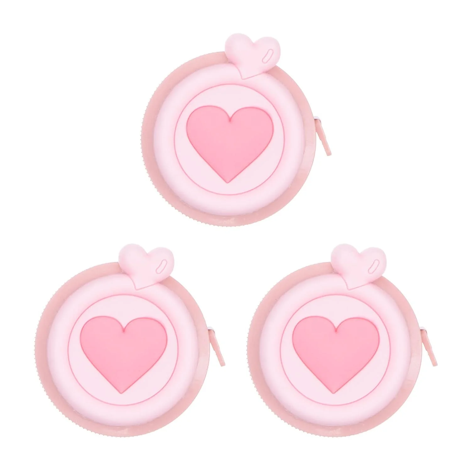 متر خیاطی نرم هارتینگتون 3 عددی 1.5 متری جمع شونده طرح کارتونی مینی، متر نواری بامزه برای خیاطی، صنایع دستی، اندازه گیری بدن، طرح قلب صورتی متر خیاطی نرم هارتینگتون 3 عددی 1.5 متری جمع شونده طرح کارتونی مینی، متر نواری بامزه برای خیاطی، صنایع دستی، اندازه گیری بدن، طرح قلب صورتی