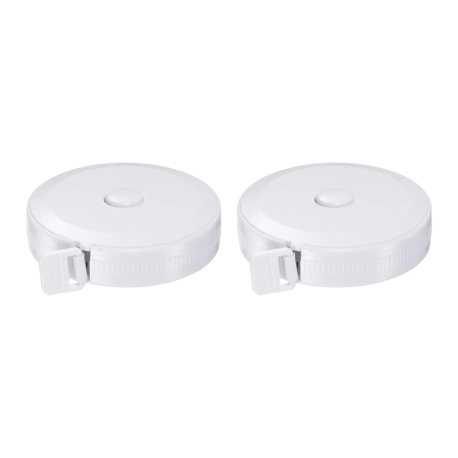 نوار اندازه گیری 2 عددی هارفینگتون 2 متری/78 اینچی گرد جمع شونده خیاطی، سایز جیبی برای اندازه گیری بدن، پارچه، خیاطی و صنایع دستی، سفید نوار اندازه گیری 2 عددی هارفینگتون 2 متری/78 اینچی گرد جمع شونده خیاطی، سایز جیبی برای اندازه گیری بدن، پارچه، خیاطی و صنایع دستی، سفید