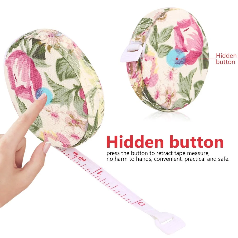 متر خیاطی نرم و جمع شونده دقیق GOTOTOP (شماره 2، 150 سانتی متر / 60 اینچ) متر خیاطی نرم و جمع شونده دقیق GOTOTOP (شماره 2، 150 سانتی متر / 60 اینچ)