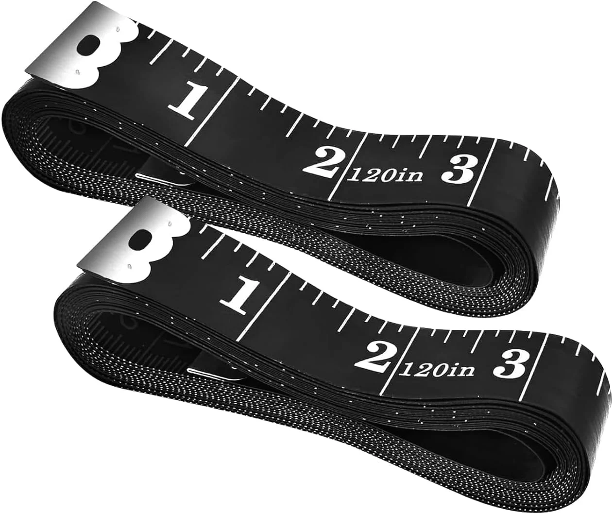 نوار اندازه گیری خیاطی GDMINLO بسته 2 عددی 120 اینچ/300 سانتی متر، نوار نرم دو مقیاسی برای اندازه گیری وزن بدن، اندازه گیری پزشکی بدن، خیاطی، پارچه، خط کش انعطاف پذیر (مشکی) نوار اندازه گیری خیاطی GDMINLO بسته 2 عددی 120 اینچ/300 سانتی متر، نوار نرم دو مقیاسی برای اندازه گیری وزن بدن، اندازه گیری پزشکی بدن، خیاطی، پارچه، خط کش انعطاف پذیر (مشکی)