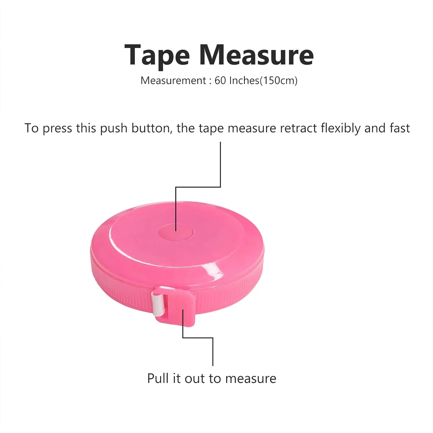 GDMINLO بسته 3 عددی متر نواری، متر اندازه گیری برای اندازه گیری بدن، کاهش وزن، جمع شونده 1.5 متری 60 اینچی، متر نواری دو طرفه دکمه فشاری کوچک برای اندازه گیری بدن (صورتی، بنفش، آبی آسمانی) GDMINLO بسته 3 عددی متر نواری، متر اندازه گیری برای اندازه گیری بدن، کاهش وزن، جمع شونده 1.5 متری 60 اینچی، متر نواری دو طرفه دکمه فشاری کوچک برای اندازه گیری بدن (صورتی، بنفش، آبی آسمانی)