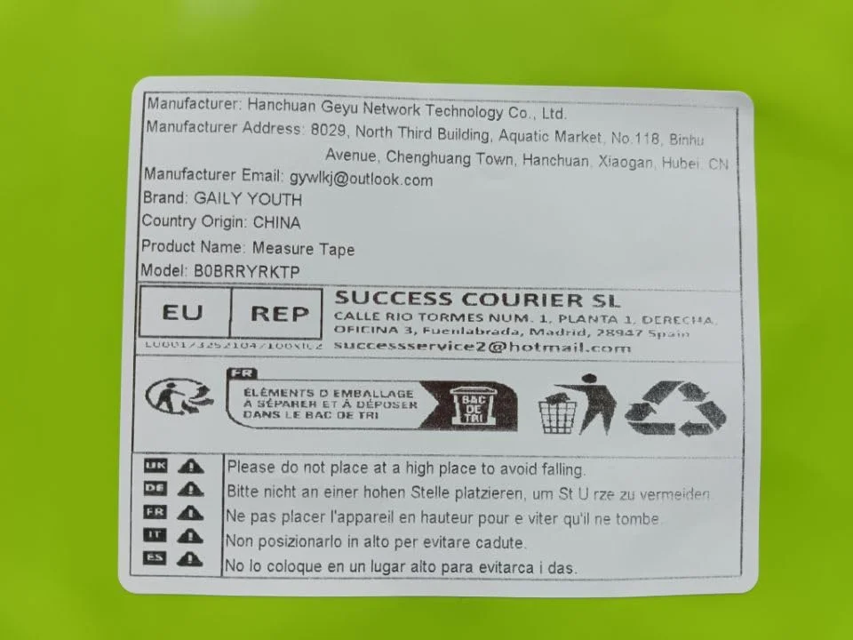 متر خیاطی نرم GAILY YOUTH، متر اندازه گیری بدن 150 سانتی متر، متر نواری خیاطی با مقیاس دوگانه، متر نواری جمع شونده برای اندازه گیری بدن، تناسب اندام و خیاطی (سفید گرد) متر خیاطی نرم GAILY YOUTH، متر اندازه گیری بدن 150 سانتی متر، متر نواری خیاطی با مقیاس دوگانه، متر نواری جمع شونده برای اندازه گیری بدن، تناسب اندام و خیاطی (سفید گرد)