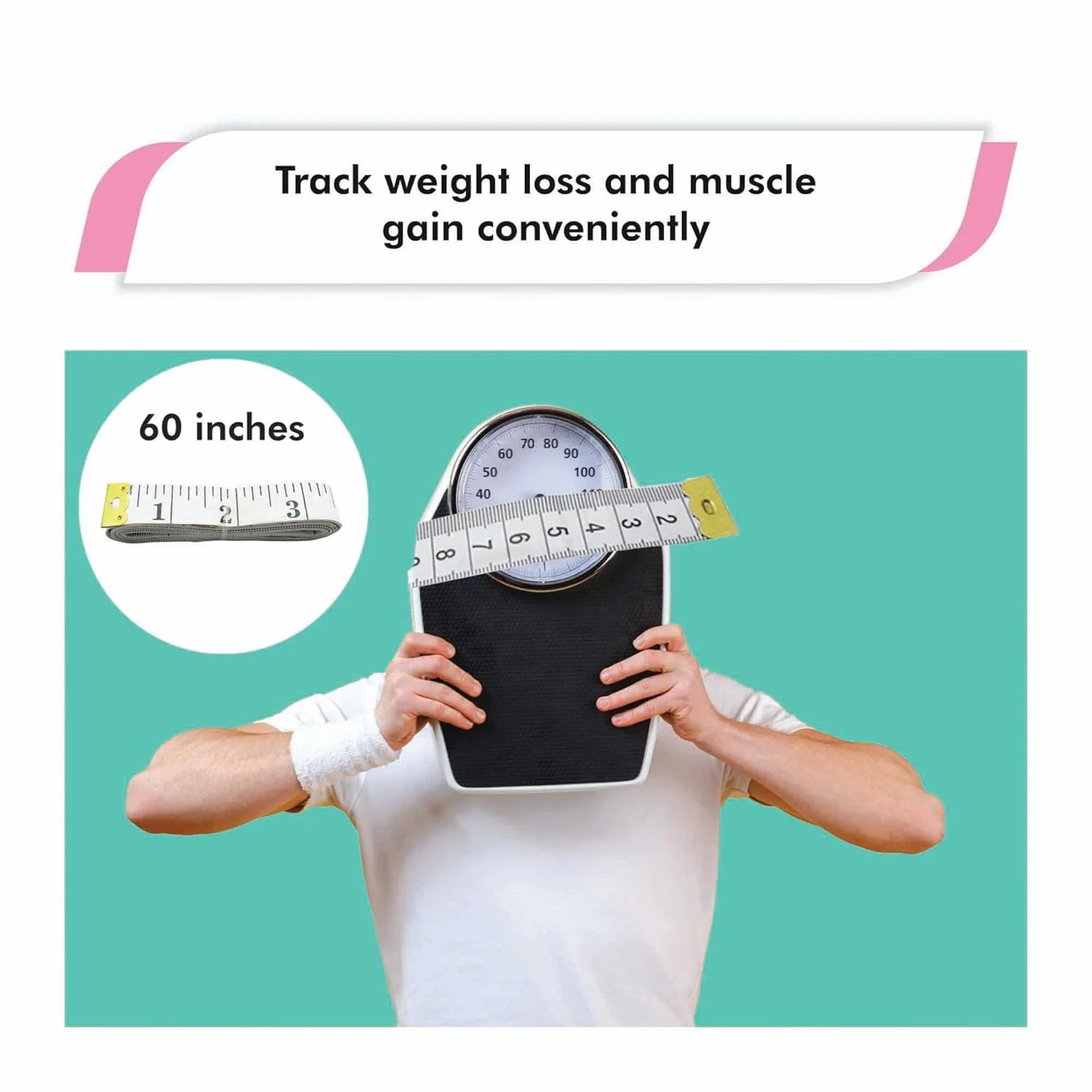 متر خیاطی گجتایم آمریکا - متر اندازه گیری بدن و پارچه برای خیاطی، خیاط، خیاط لباس، پارچه، دور کمر، کاردستی، تناسب اندام، متر دو طرفه چند منظوره 60 اینچی متر خیاطی گجتایم آمریکا - متر اندازه گیری بدن و پارچه برای خیاطی، خیاط، خیاط لباس، پارچه، دور کمر، کاردستی، تناسب اندام، متر دو طرفه چند منظوره 60 اینچی