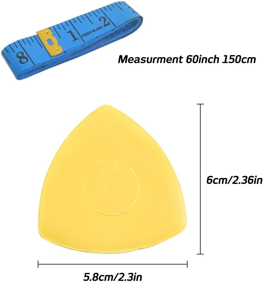 مجموعه 20 عددی گچ خیاطی حرفه ای findTop و 3 عدد متر نواری نرم، گچ خیاطی مثلثی و متر خیاطی دو طرفه، 1.5 متری 60 اینچی، رنگ های متنوع مجموعه 20 عددی گچ خیاطی حرفه ای findTop و 3 عدد متر نواری نرم، گچ خیاطی مثلثی و متر خیاطی دو طرفه، 1.5 متری 60 اینچی، رنگ های متنوع