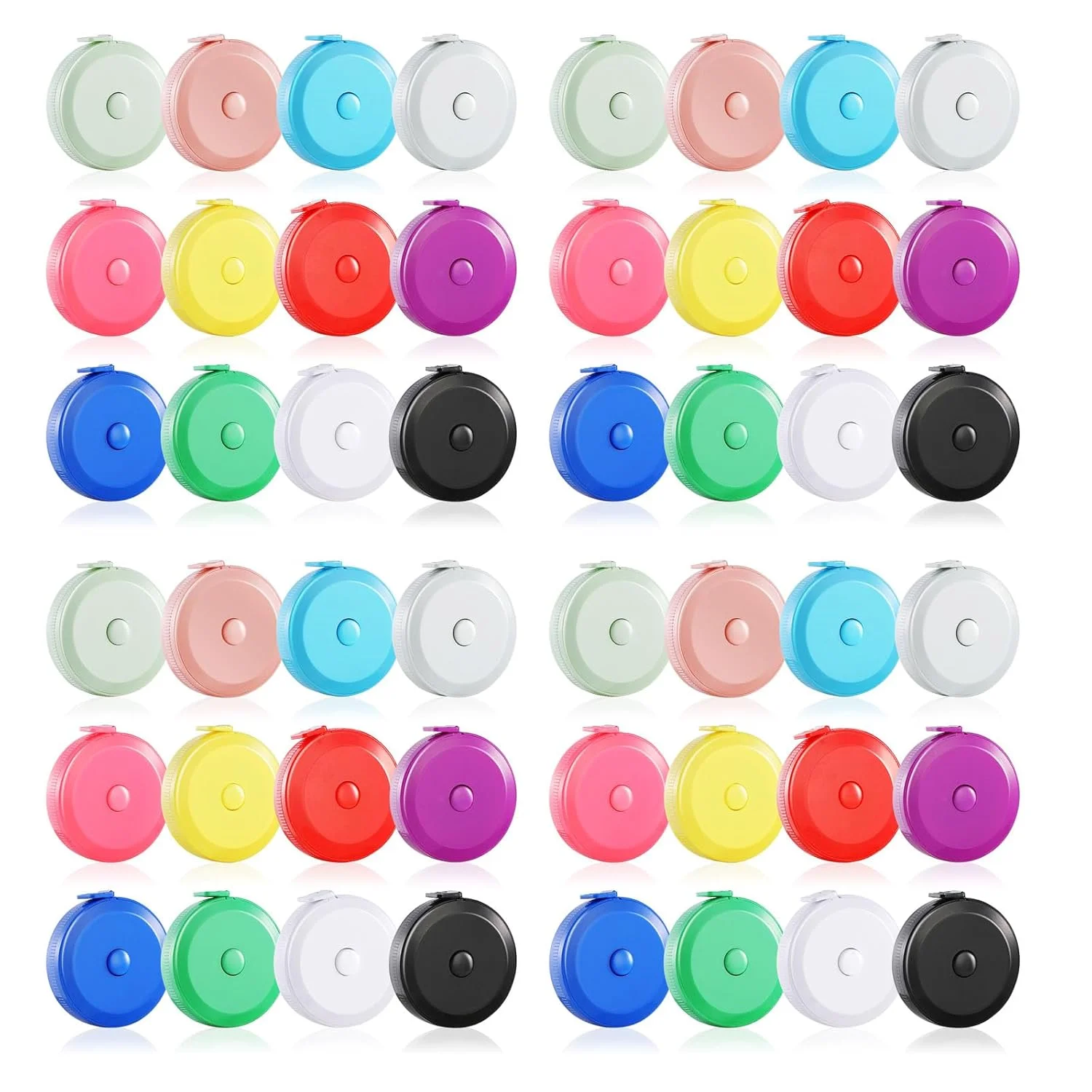 متر خیاطی 96 عددی FF Sgdfc، متر نواری نرم جمع شونده 150 سانتی متری/60 اینچی، برای اندازه گیری بدن، خیاطی، پارچه، اندازه گیری های صنایع دستی خانگی (12 رنگ) متر خیاطی 96 عددی FF Sgdfc، متر نواری نرم جمع شونده 150 سانتی متری/60 اینچی، برای اندازه گیری بدن، خیاطی، پارچه، اندازه گیری های صنایع دستی خانگی (12 رنگ)