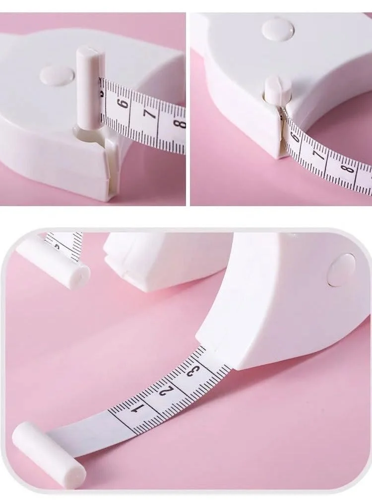 متر خیاطی بدنه Fawoonu، بسته 1 عددی، 1.5 متری (60 اینچ)، دکمه جمع شونده، سانتی متر و اینچ در کنار هم، نوار فایبرگلاس. متر خیاطی بدنه Fawoonu، بسته 1 عددی، 1.5 متری (60 اینچ)، دکمه جمع شونده، سانتی متر و اینچ در کنار هم، نوار فایبرگلاس.