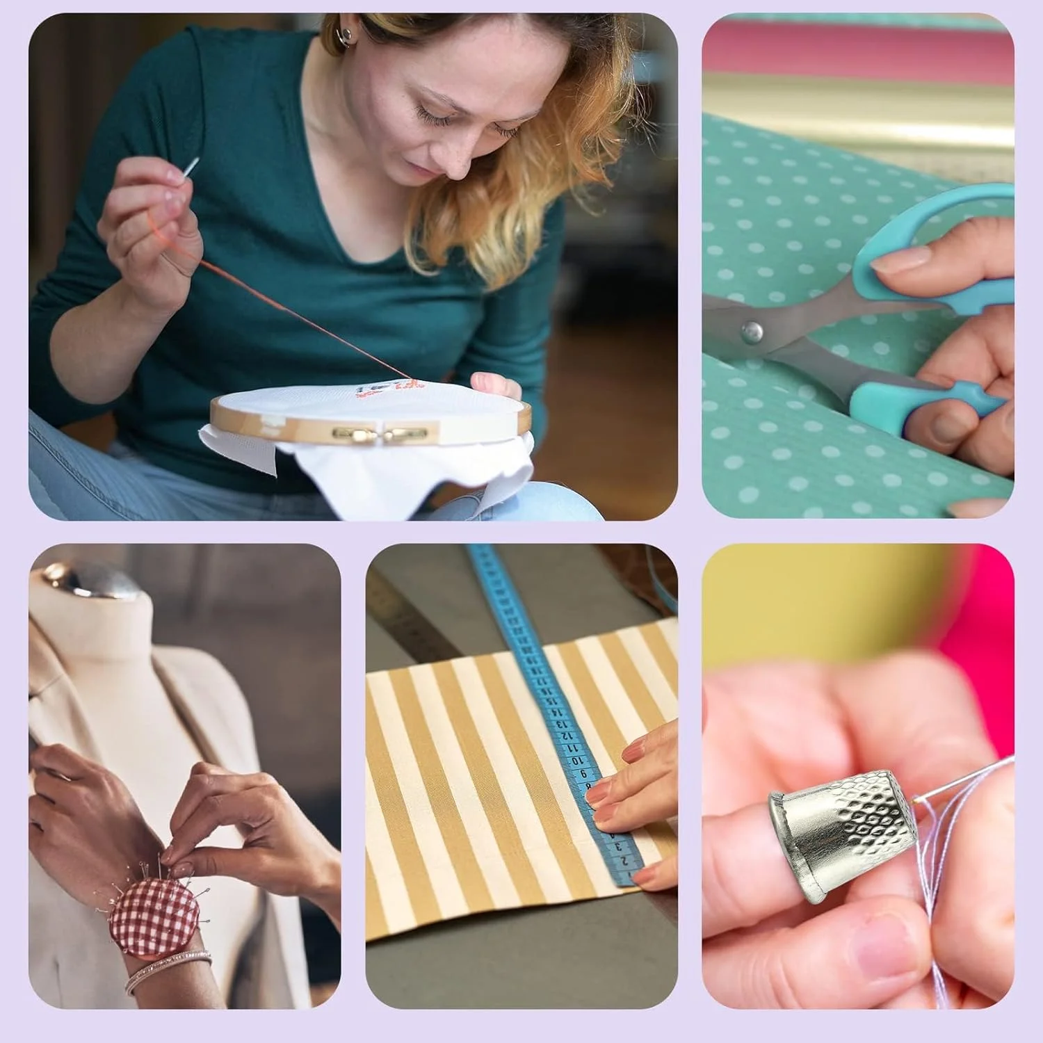 جعبه خیاطی قابل حمل Excefore برای مبتدیان - ست خیاطی کوچک و مناسب مسافرت با قیچی، انگشتانه و متر - برای تعمیرات اضطراری و پروژه های DIY جعبه خیاطی قابل حمل Excefore برای مبتدیان - ست خیاطی کوچک و مناسب مسافرت با قیچی، انگشتانه و متر - برای تعمیرات اضطراری و پروژه های DIY