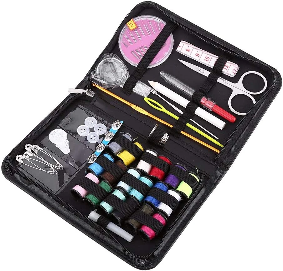 جعبه خیاطی سبک وزن Fdit با قیچی، انگشتانه، نخ خیاطی، 1 ست نخ، سوزن نخ کن، متر نواری، قیچی، کیت خیاطی جعبه خیاطی سبک وزن Fdit با قیچی، انگشتانه، نخ خیاطی، 1 ست نخ، سوزن نخ کن، متر نواری، قیچی، کیت خیاطی